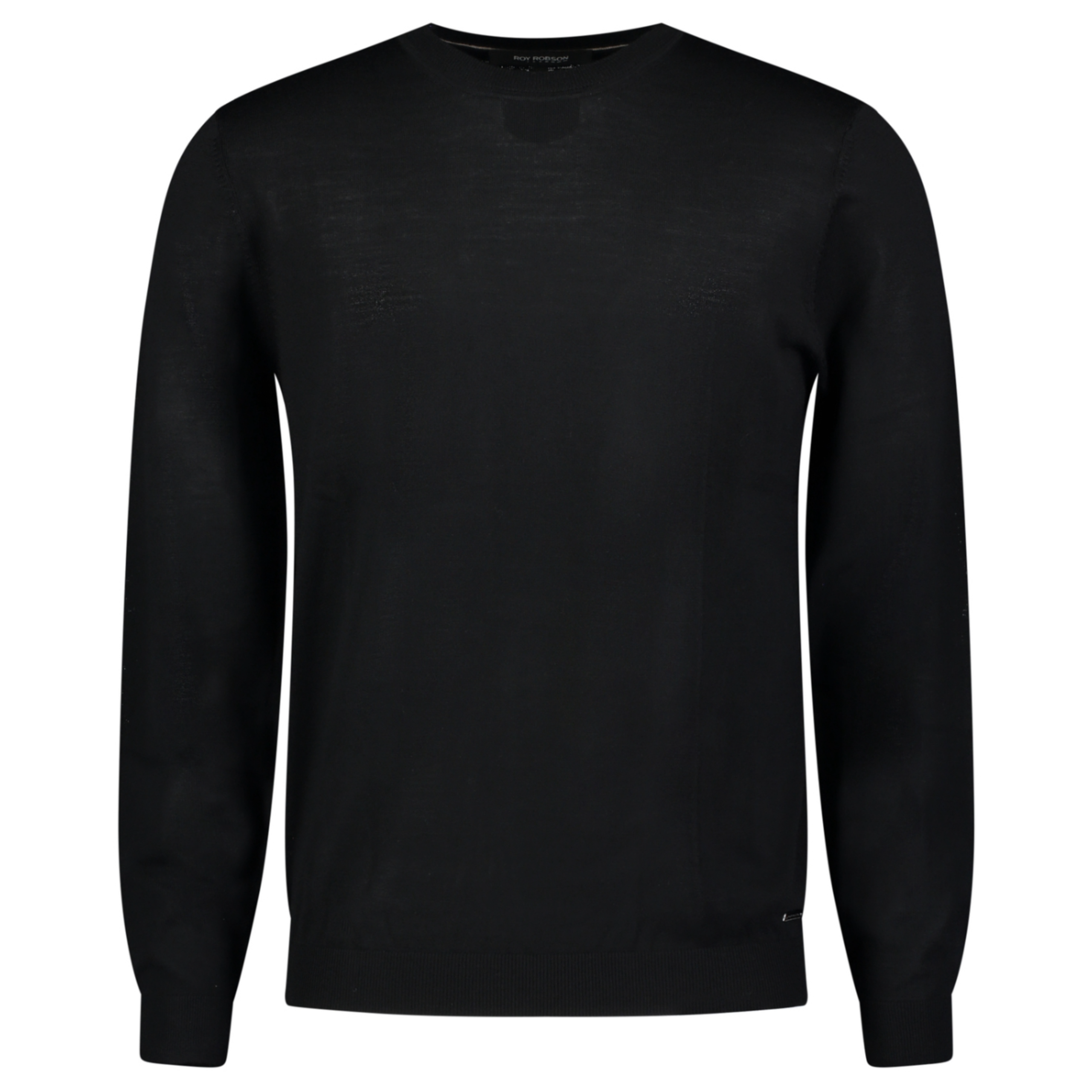 Roy Robson Merino Wool Crew Neck - Black