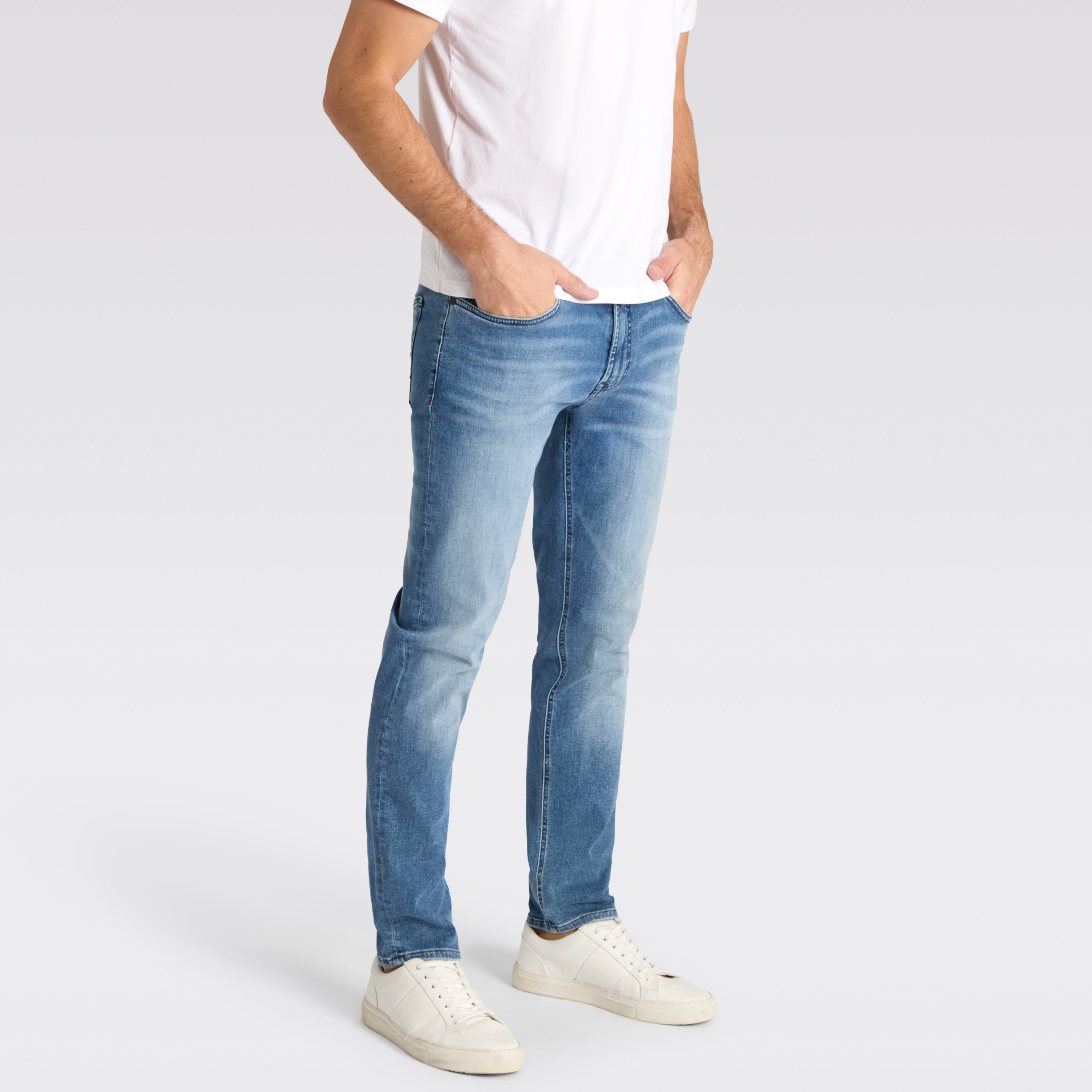 Mac Macflexx Slim Fit Driver Denim Jeans - Summer Blue Used