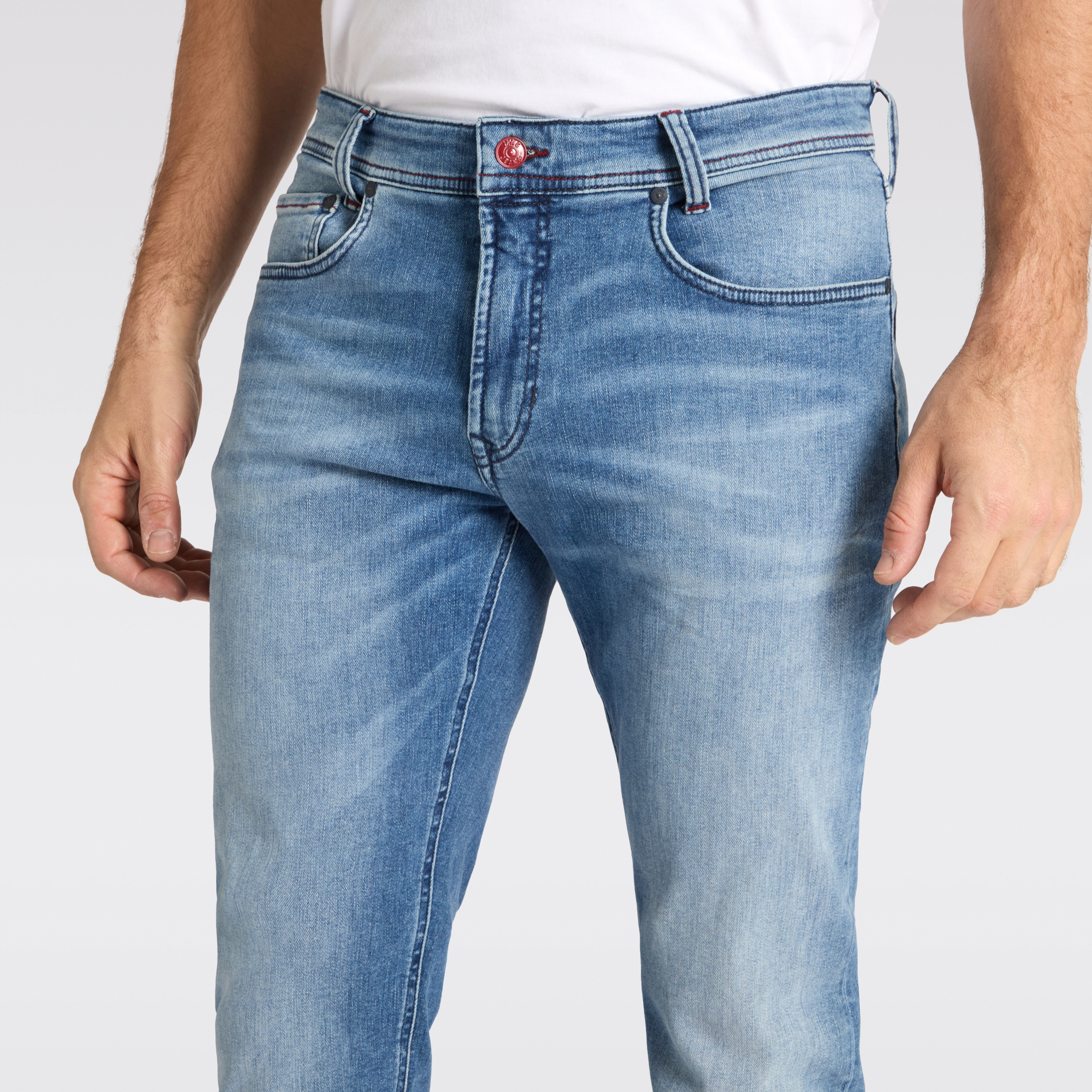 Mac Macflexx Slim Fit Driver Denim Jeans - Summer Blue Used
