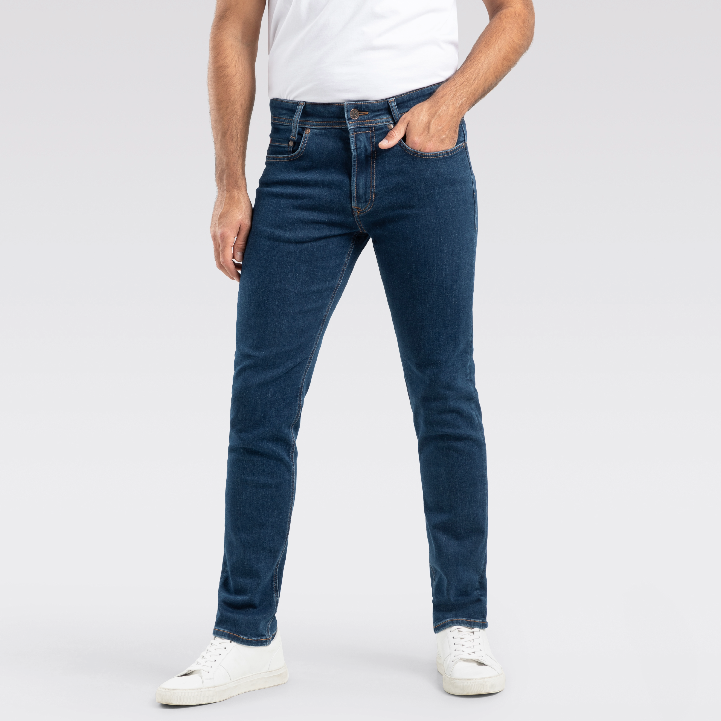 Mac Macflexx Slim Fit Driver Denim Jeans - Deep Blue Stone