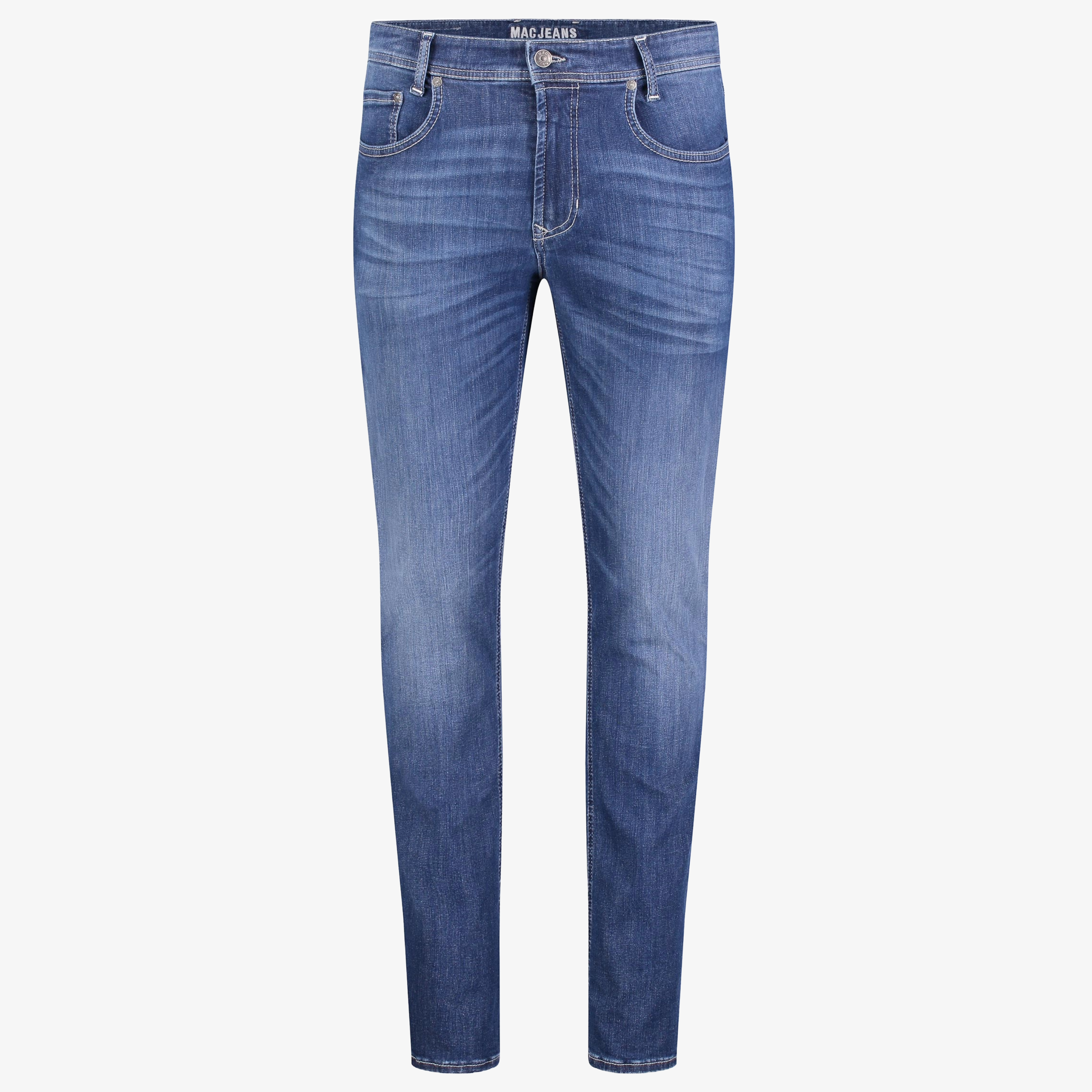 Mac Macflexx Straight Fit Denim Jeans - Deep Blue Vintage