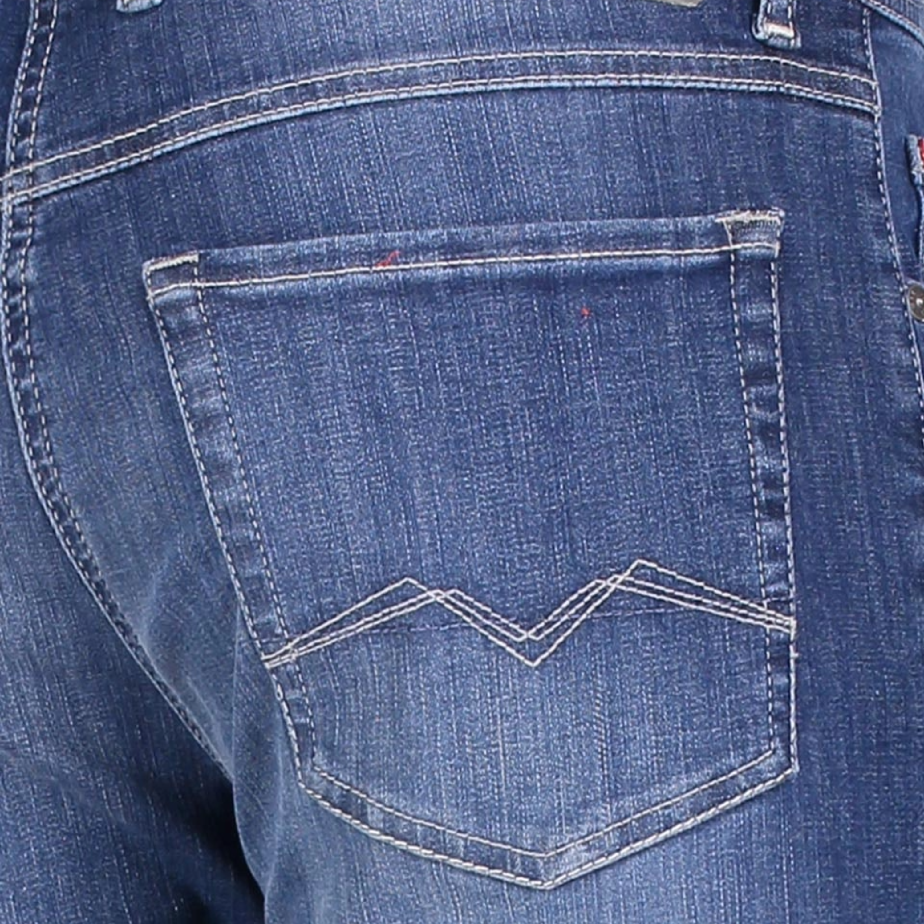 Mac Macflexx Straight Fit Denim Jeans - Deep Blue Vintage