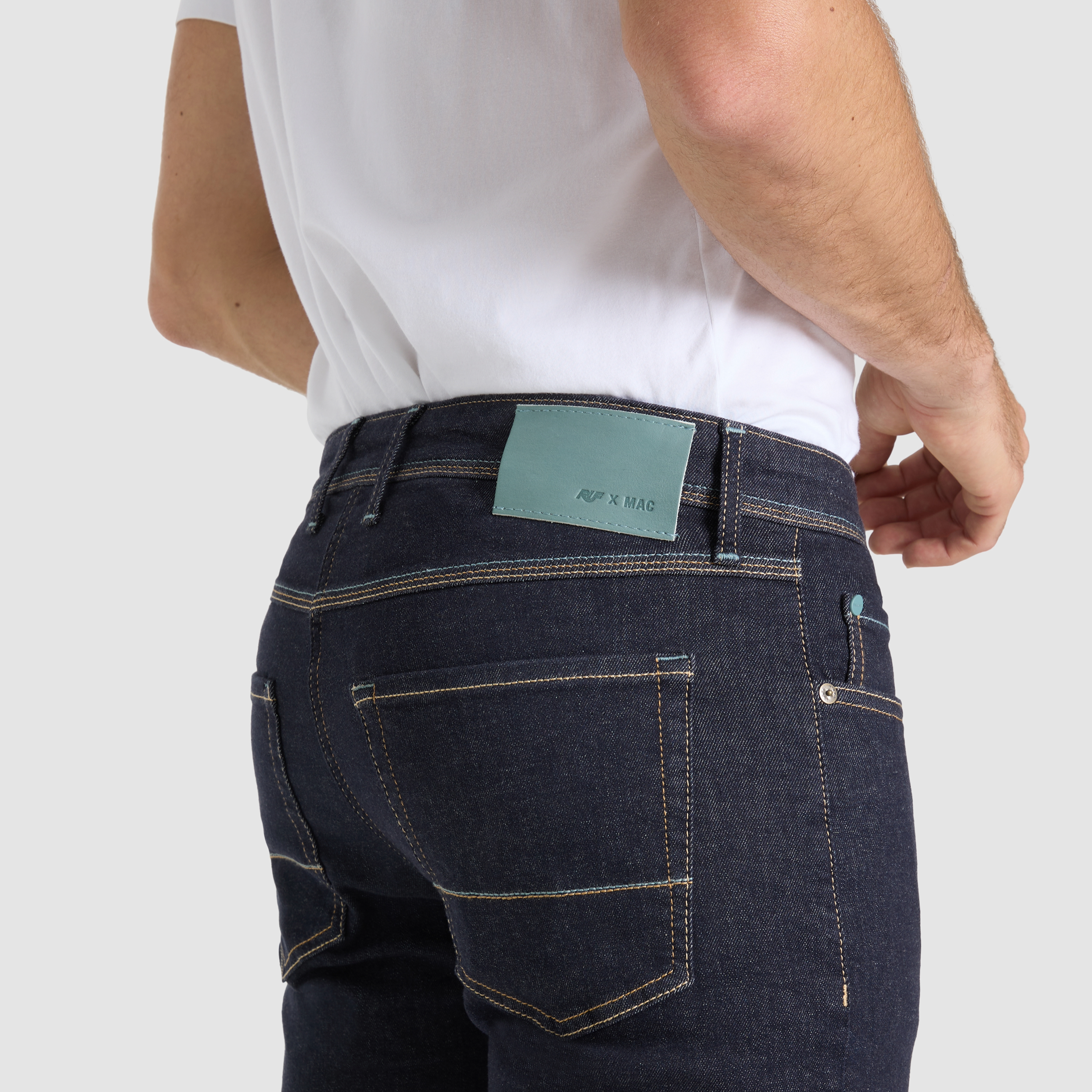 Mac Macflexx Slim Fit Driver Denim Jeans - Ever Blue