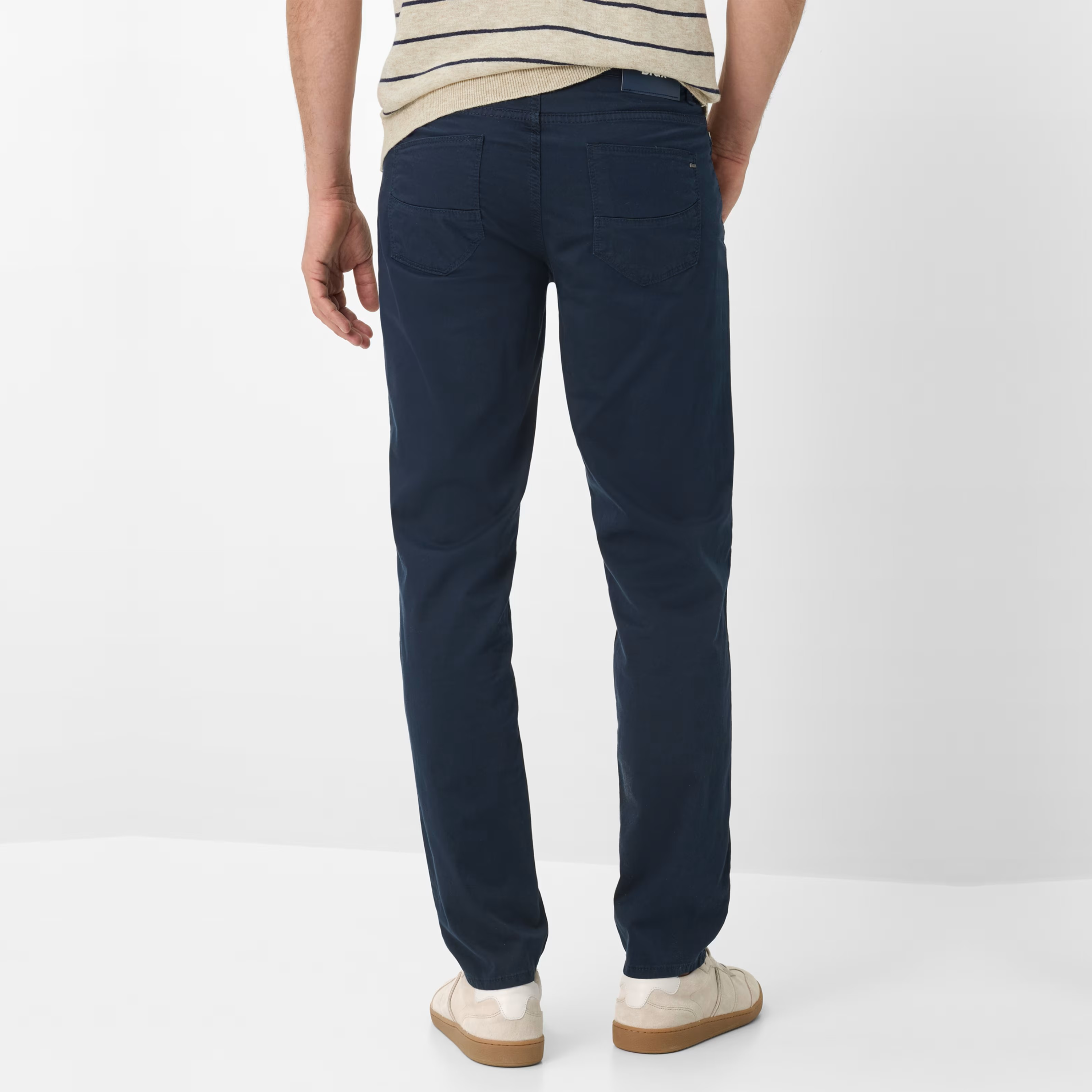 Brax Cadiz U Ultralight Straight Fit Trousers - Navy