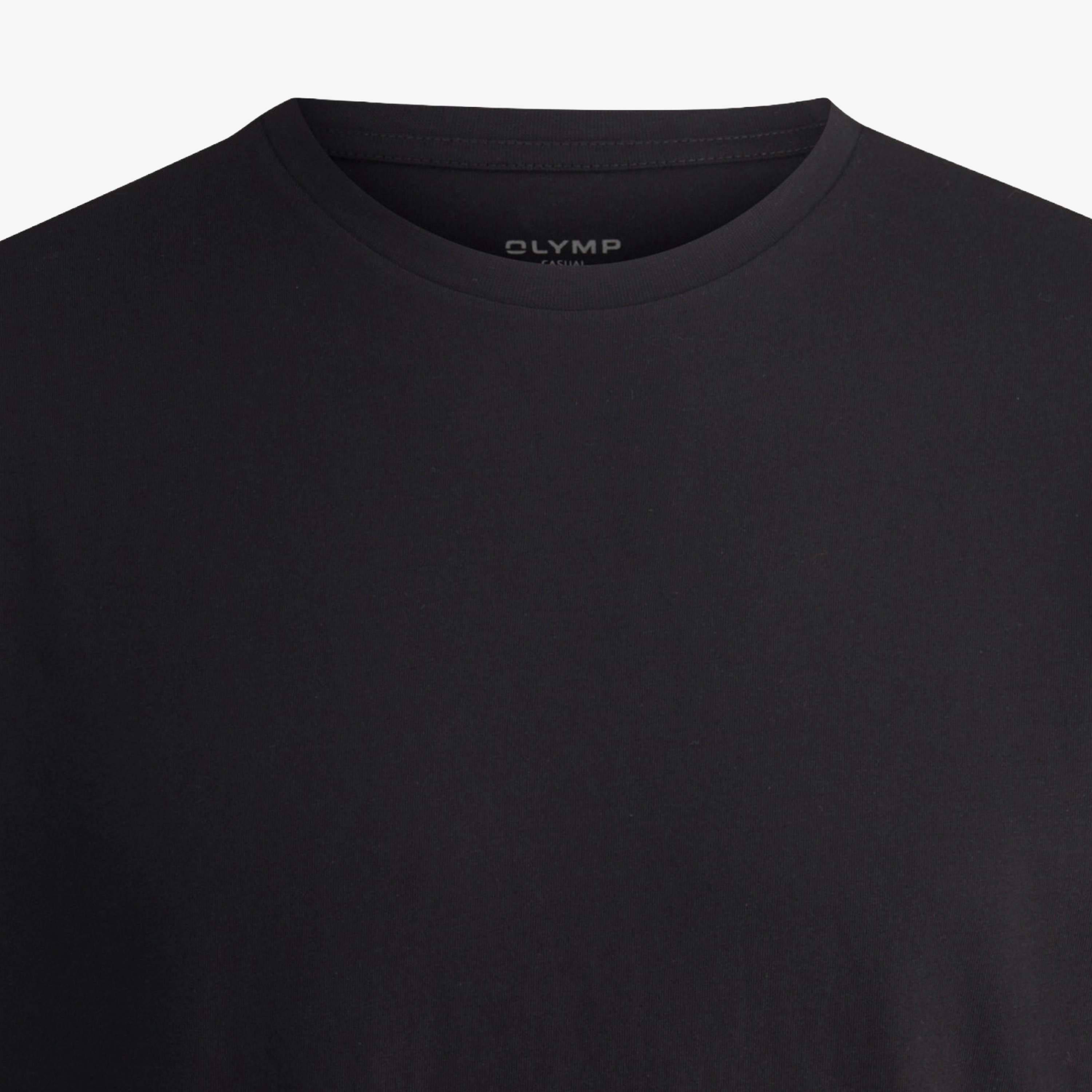 Olymp 2 Pack Round Neck Undershirt - Black
