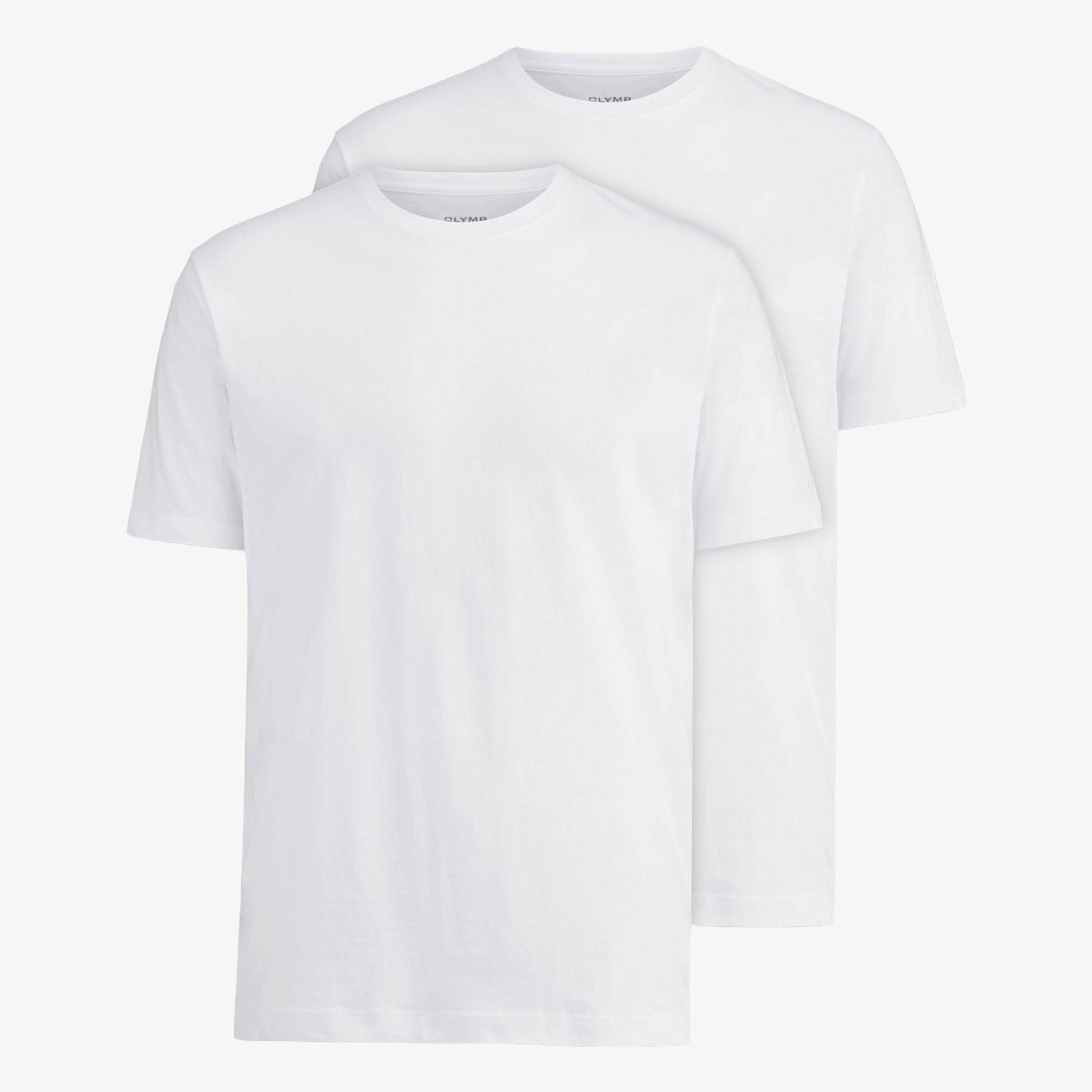 Olymp 2 Pack Round Neck Undershirt - White