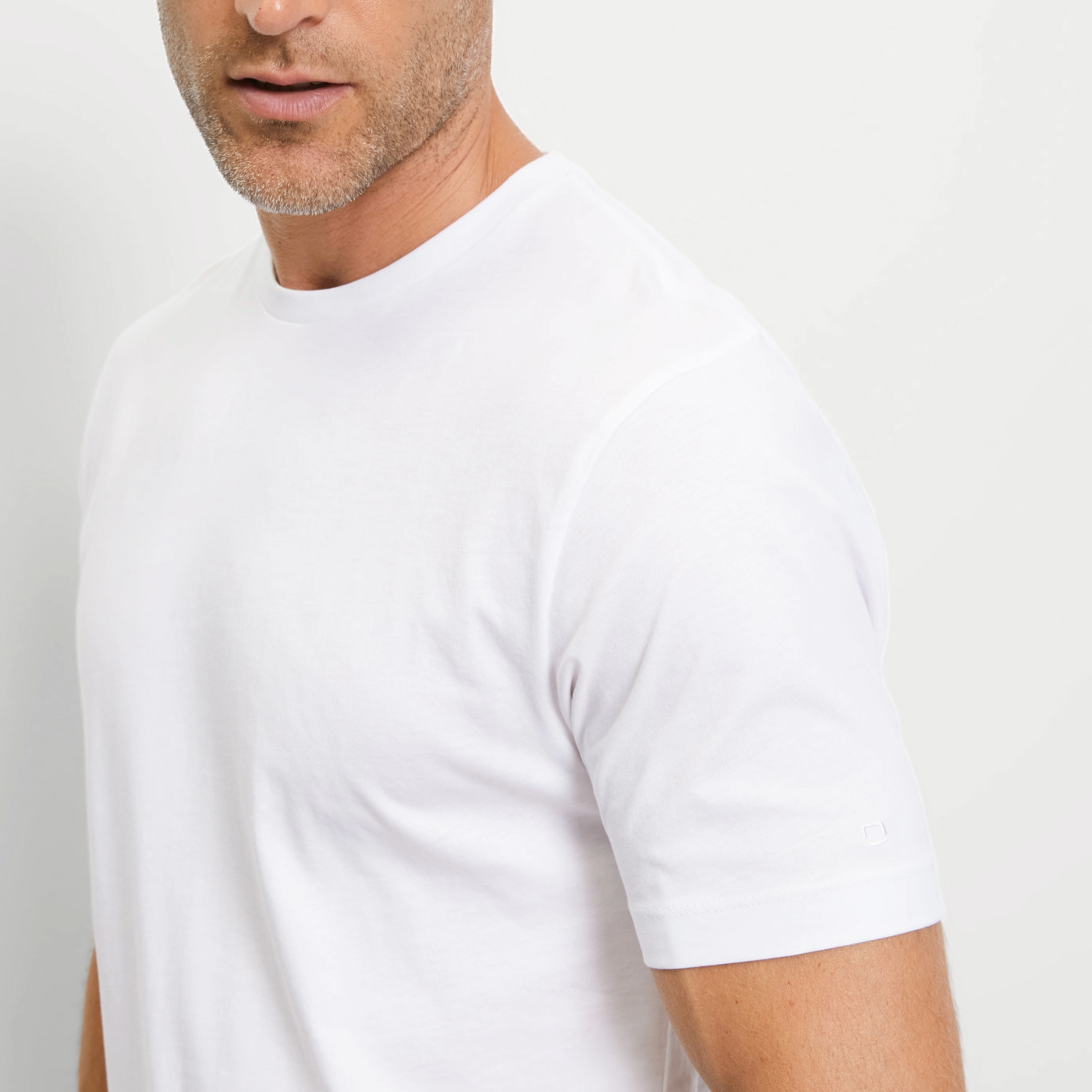 Olymp 2 Pack Round Neck Undershirt - White
