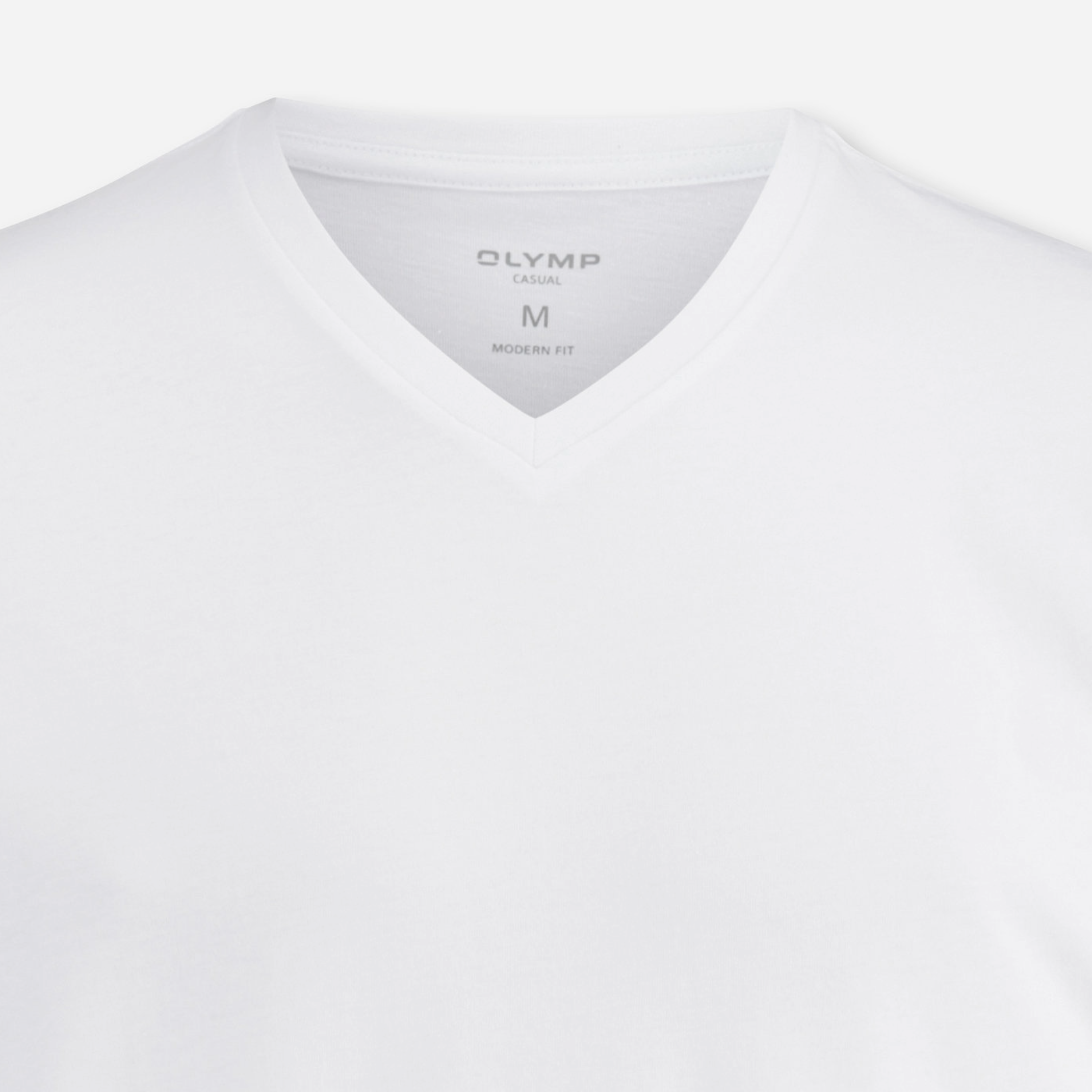 Olymp 2 Pack V Neck Undershirt - White