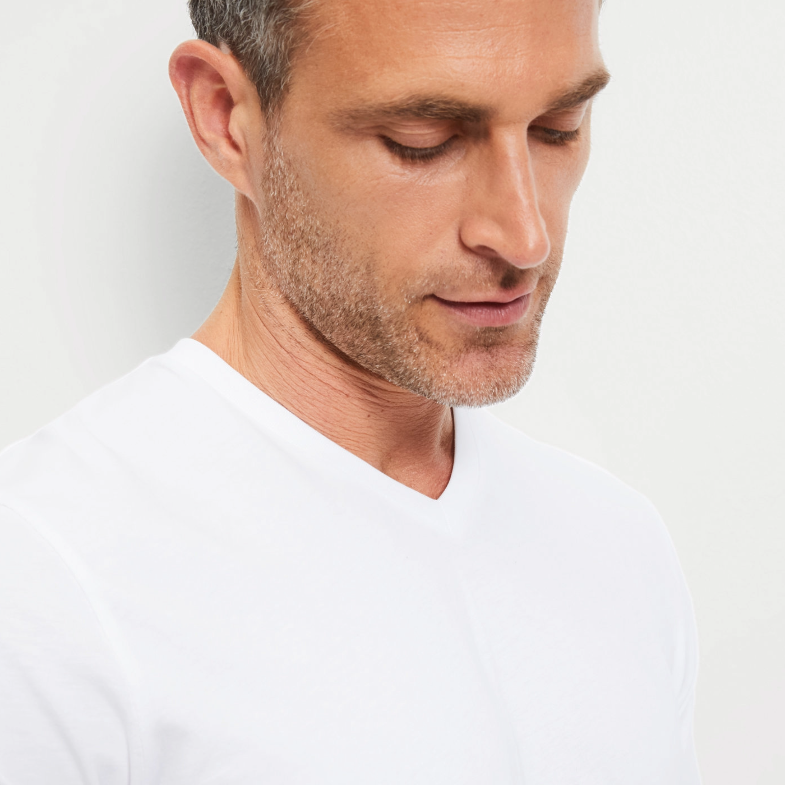 Olymp 2 Pack V Neck Undershirt - White
