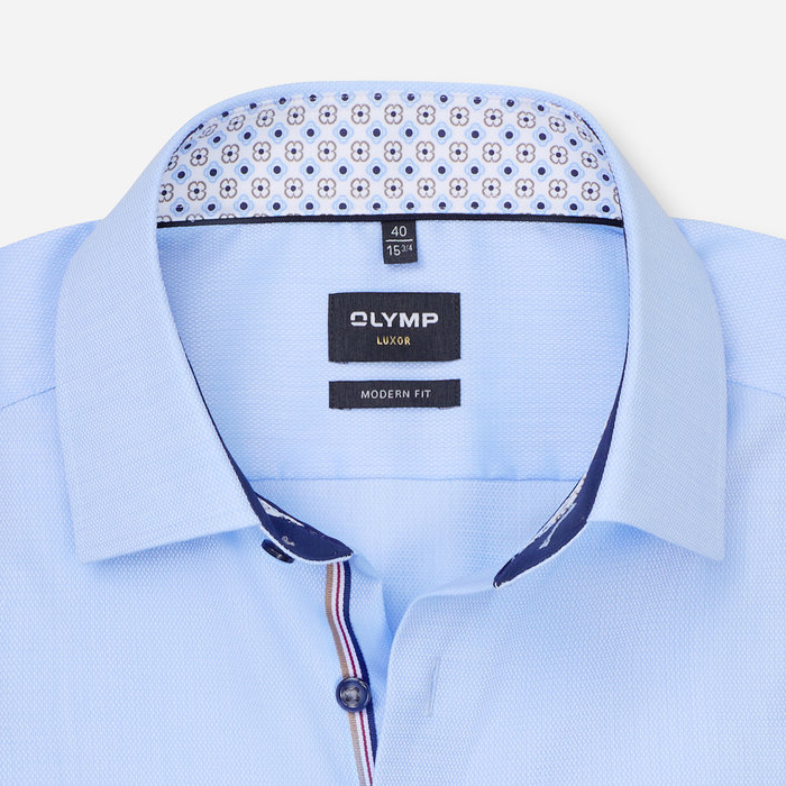 Olymp Luxor Modern Fit Shirt - Light Blue