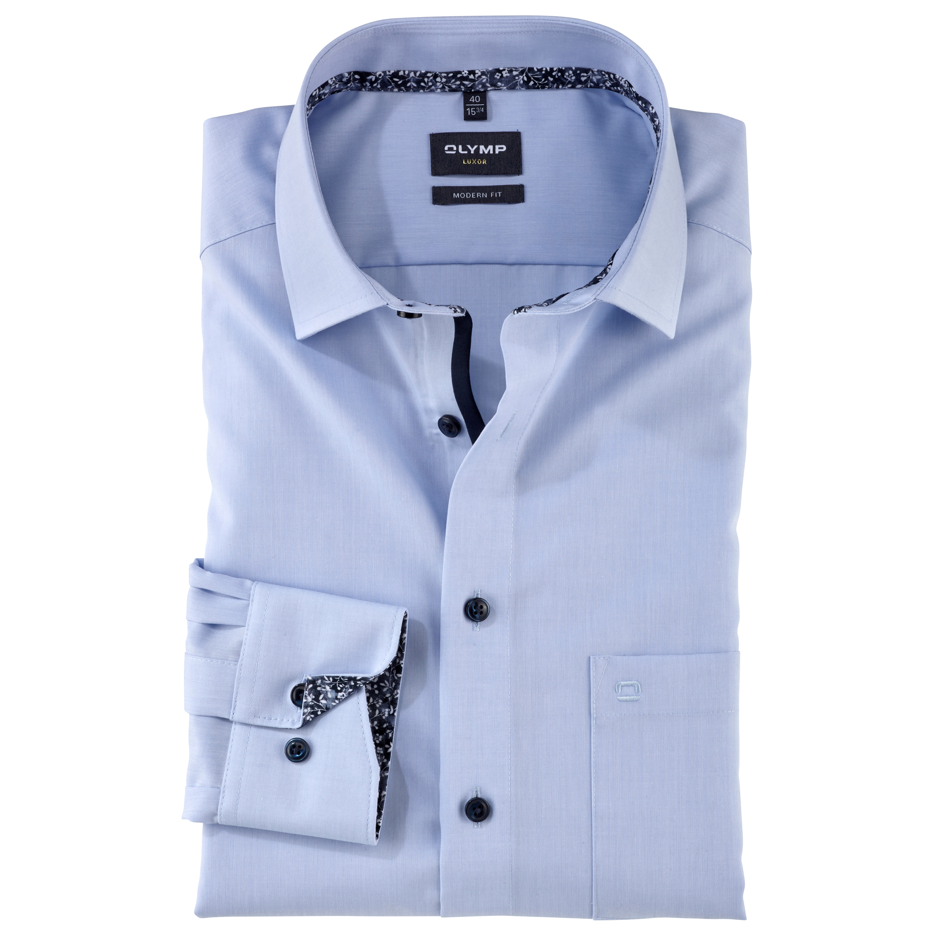 Olymp Luxor Modern Fit Shirt - Sky