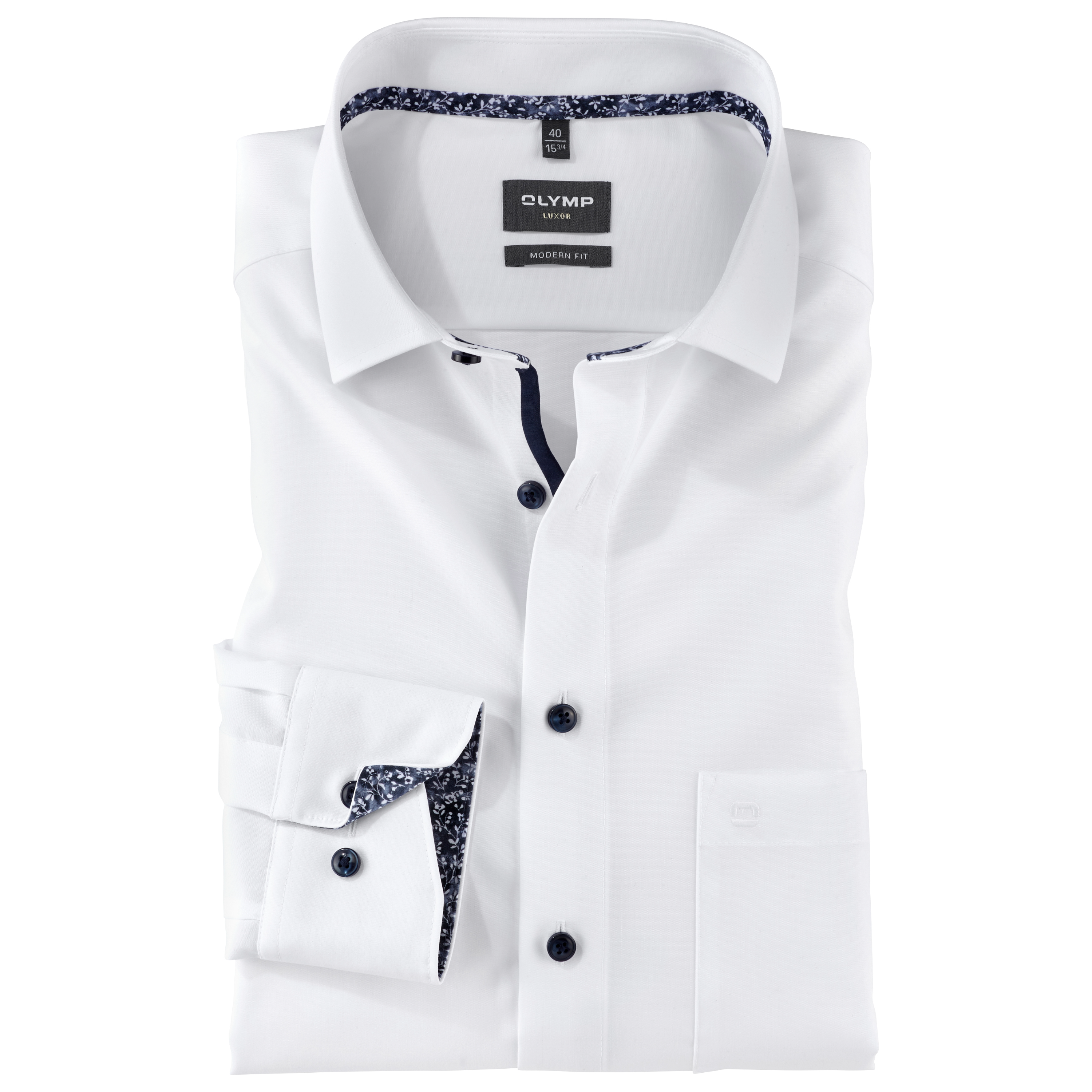 Olymp Luxor Modern Fit Shirt - White