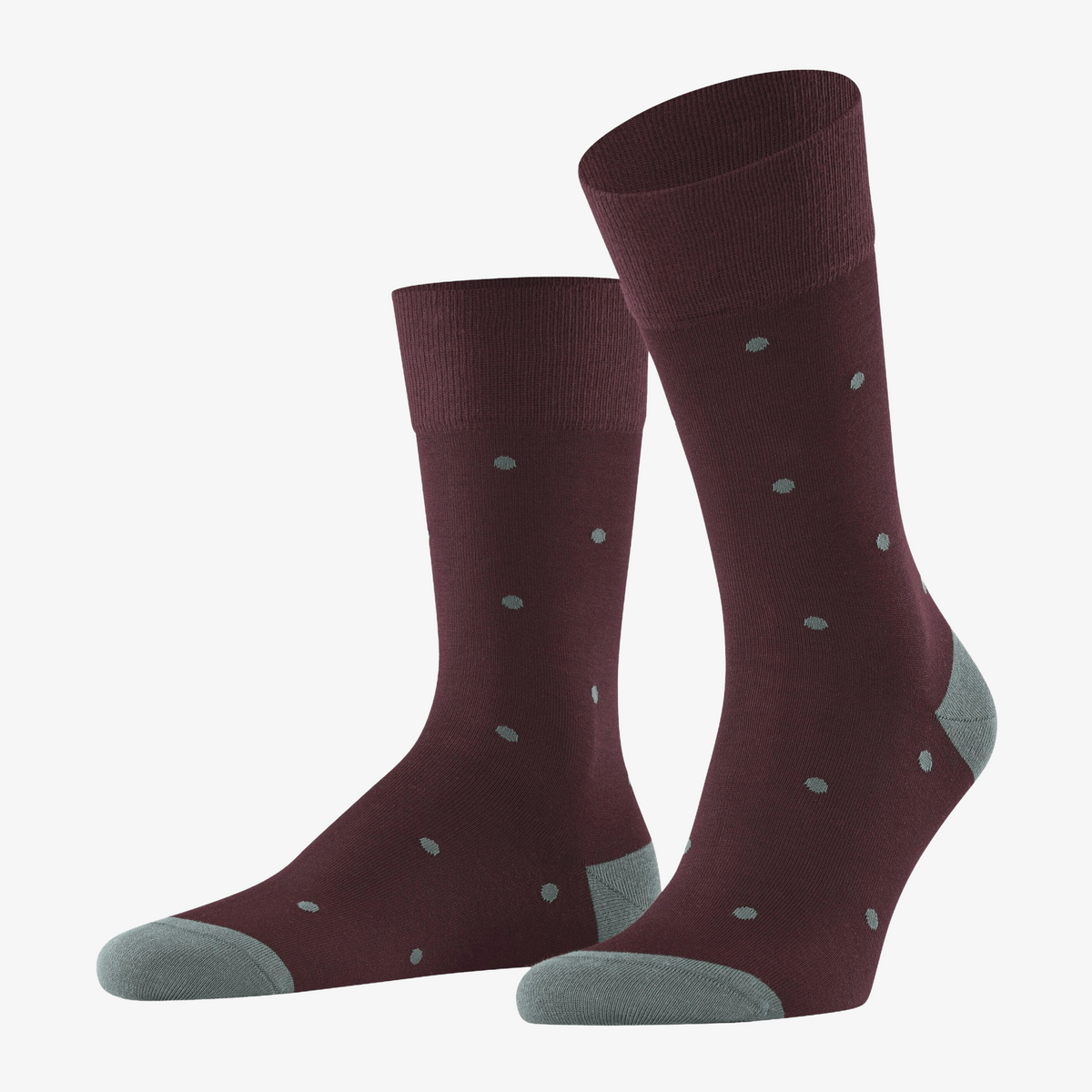 Falke Dot Socks - Wine
