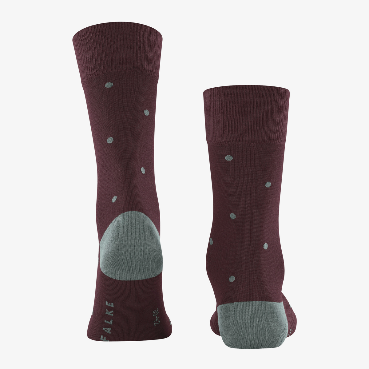 Falke Dot Socks - Wine