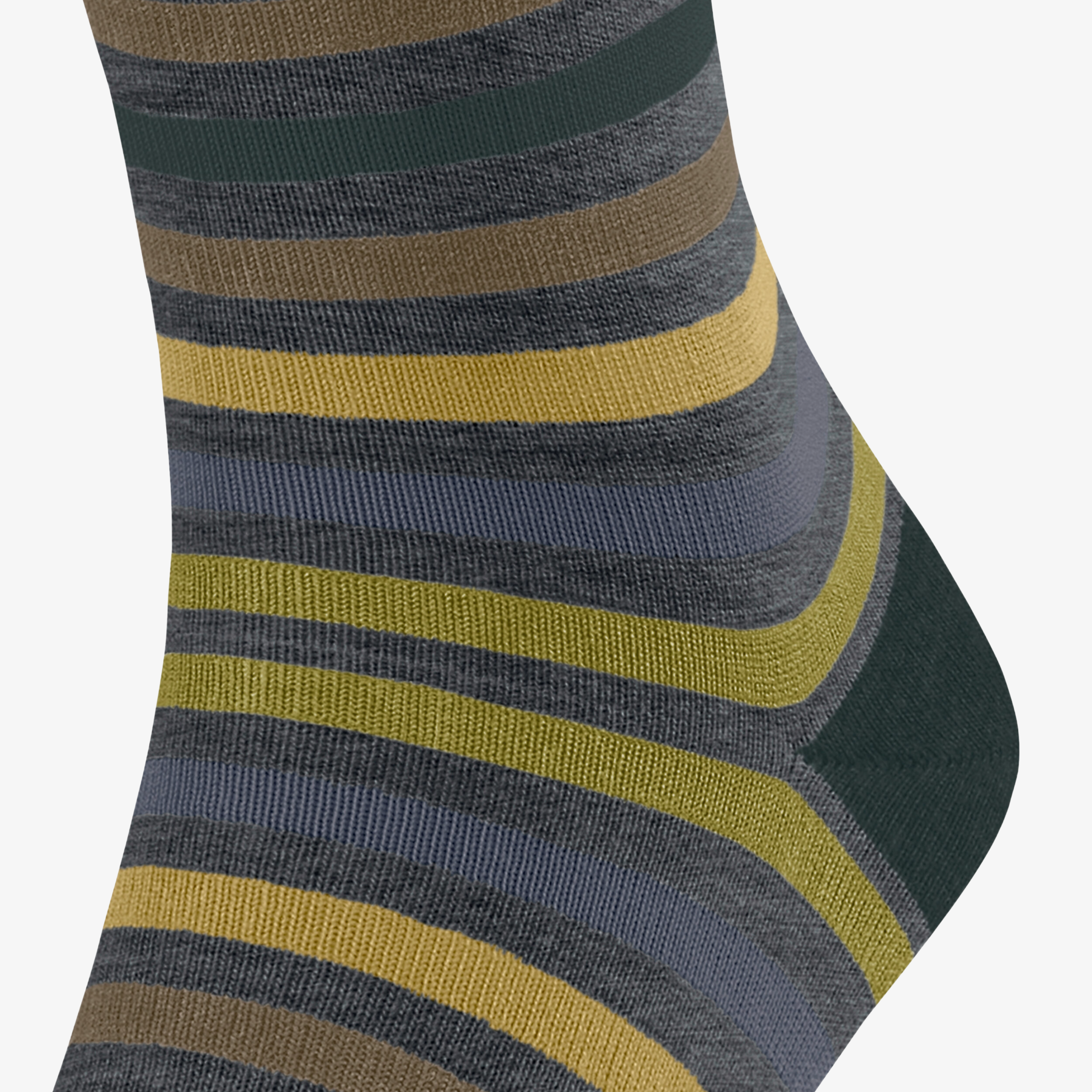 Falke Tinted Stripe Socks - Steel Melange
