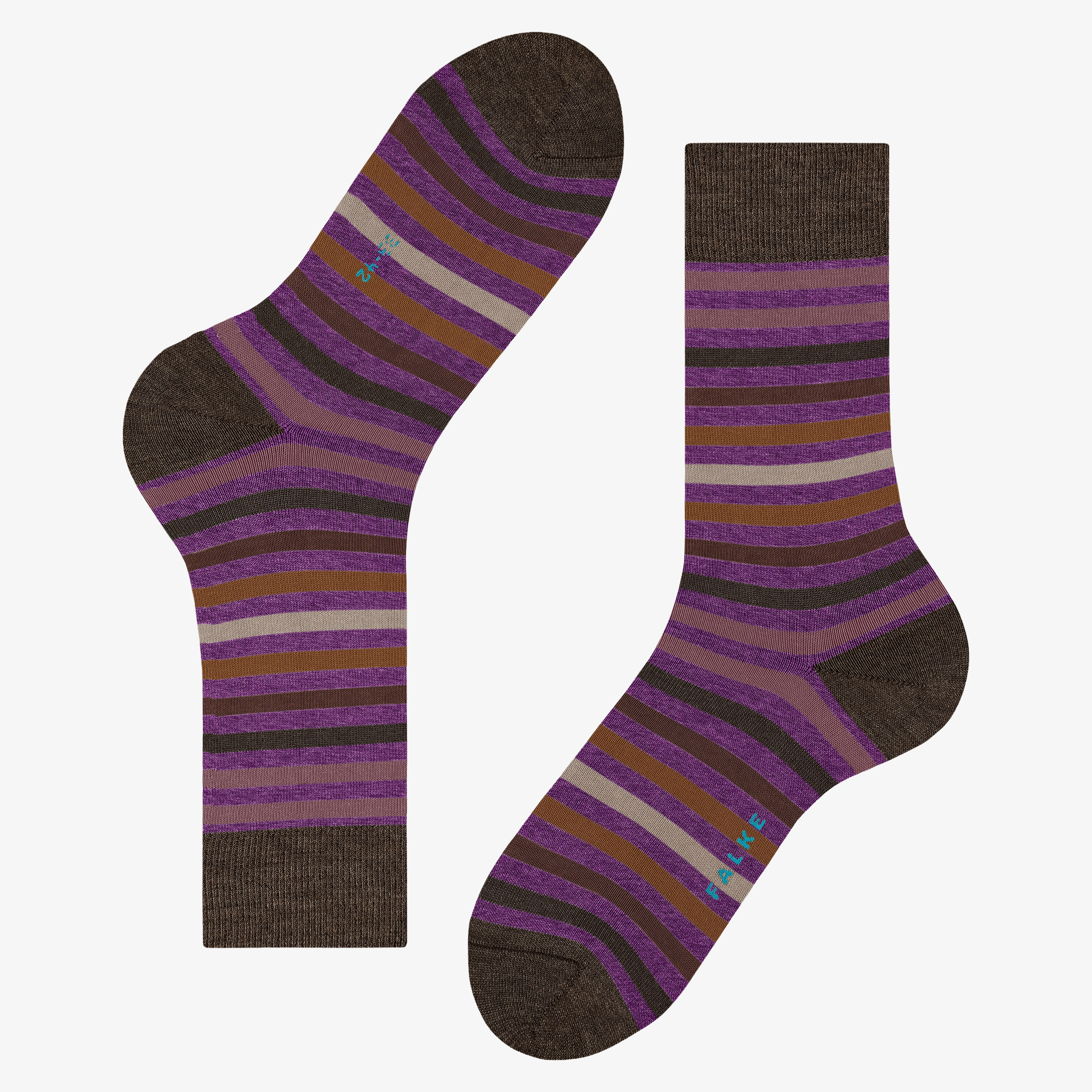 Falke Tinted Stripe Socks - Purple