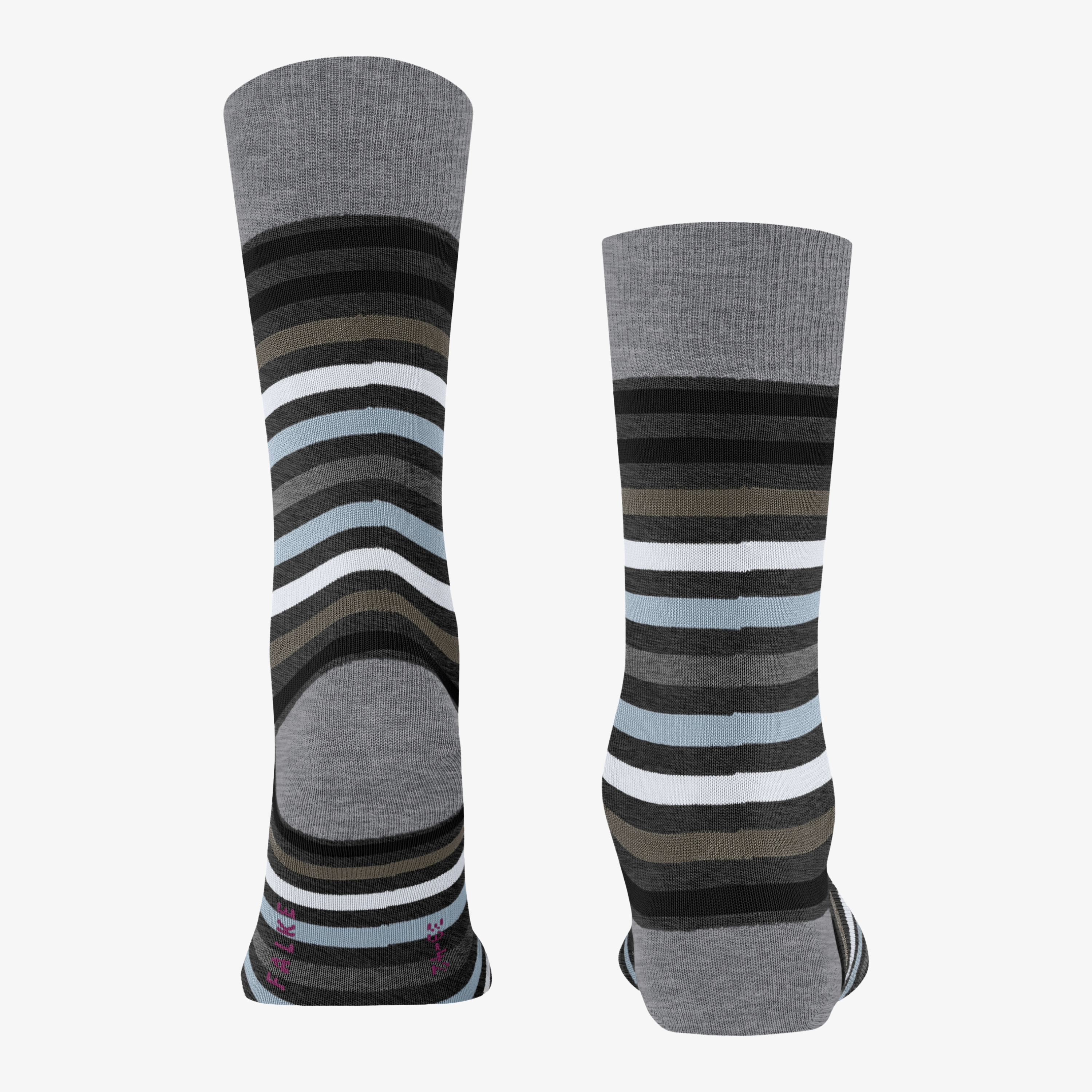 Falke Tinted Stripe Socks - Grey