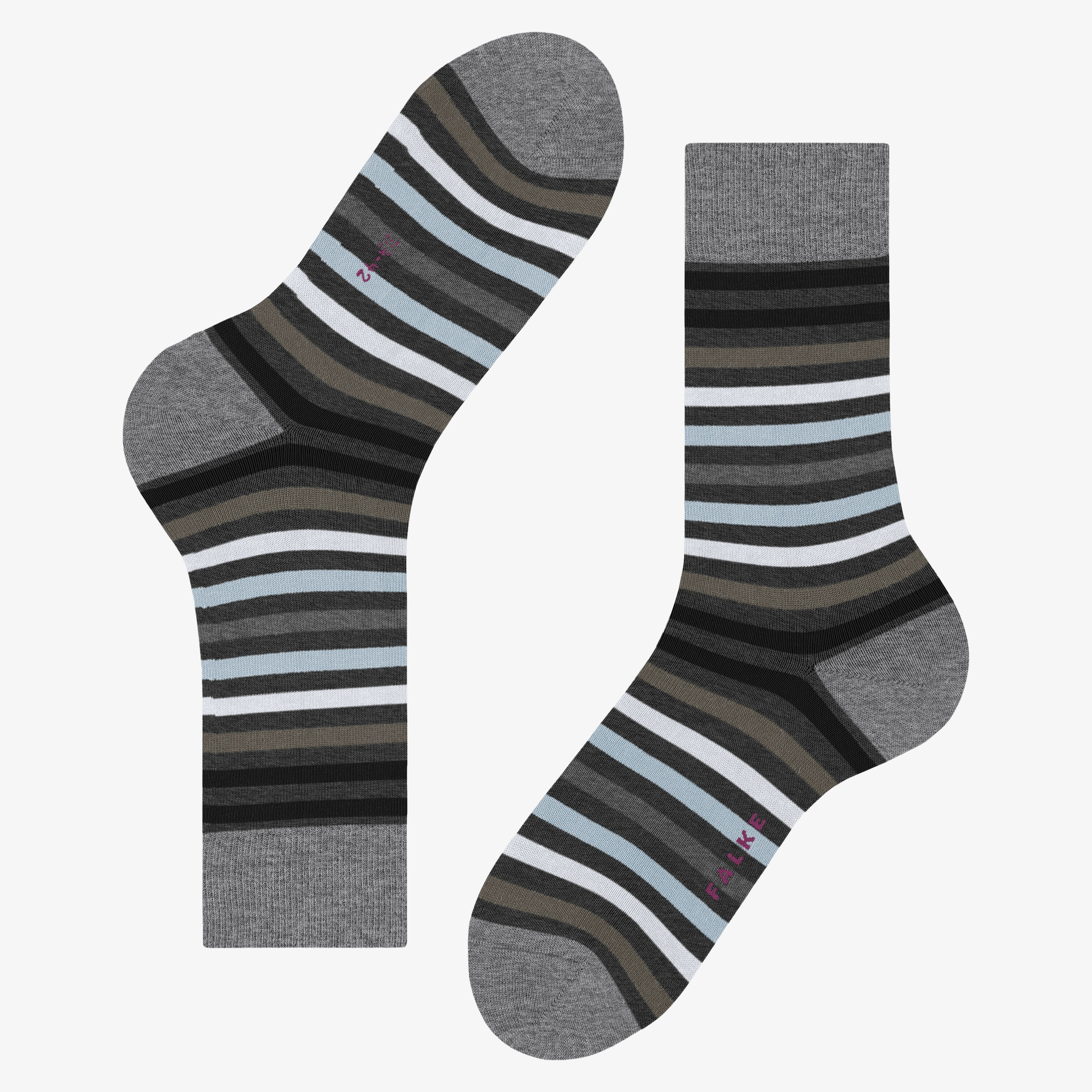 Falke Tinted Stripe Socks - Grey