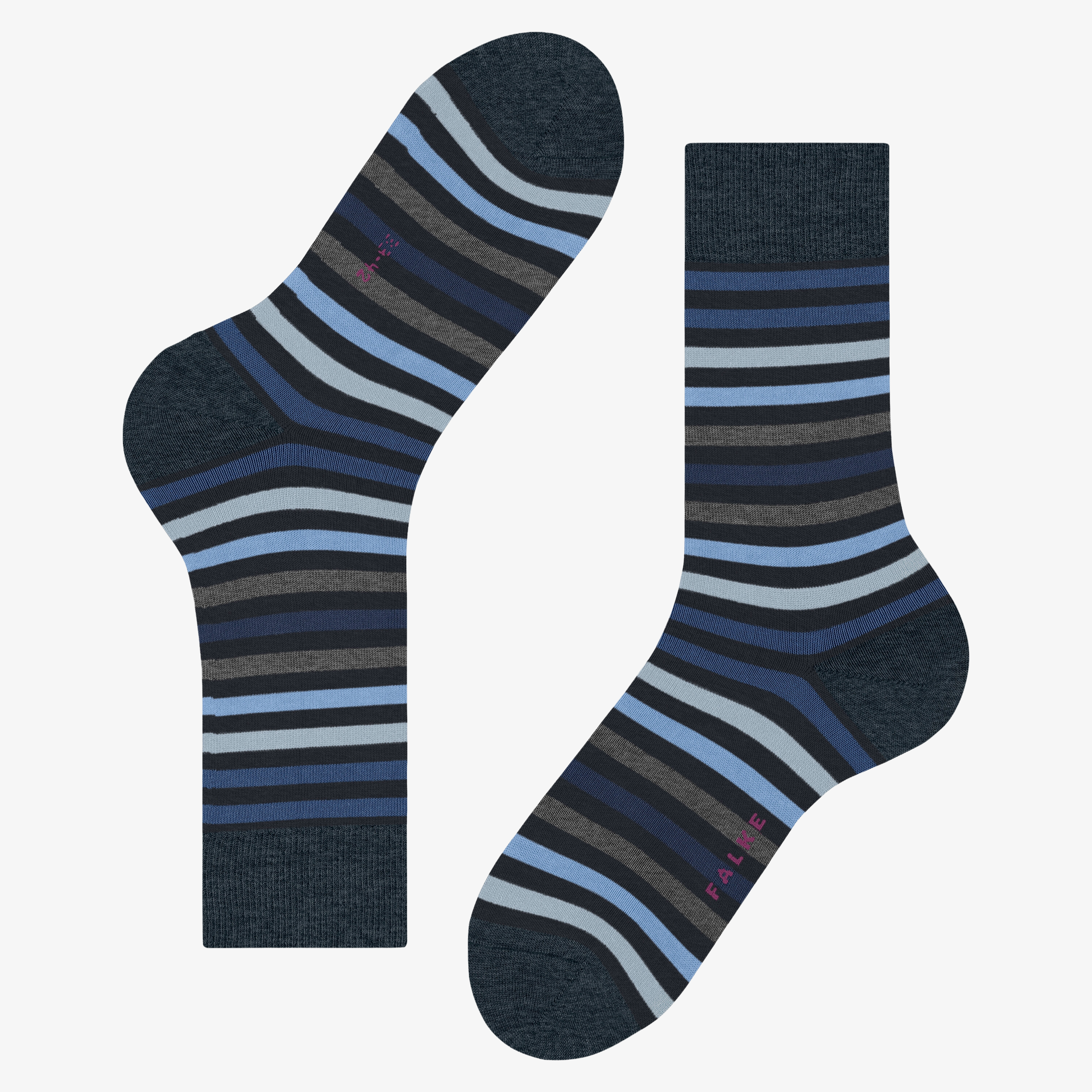 Falke Tinted Stripe Socks - Navy