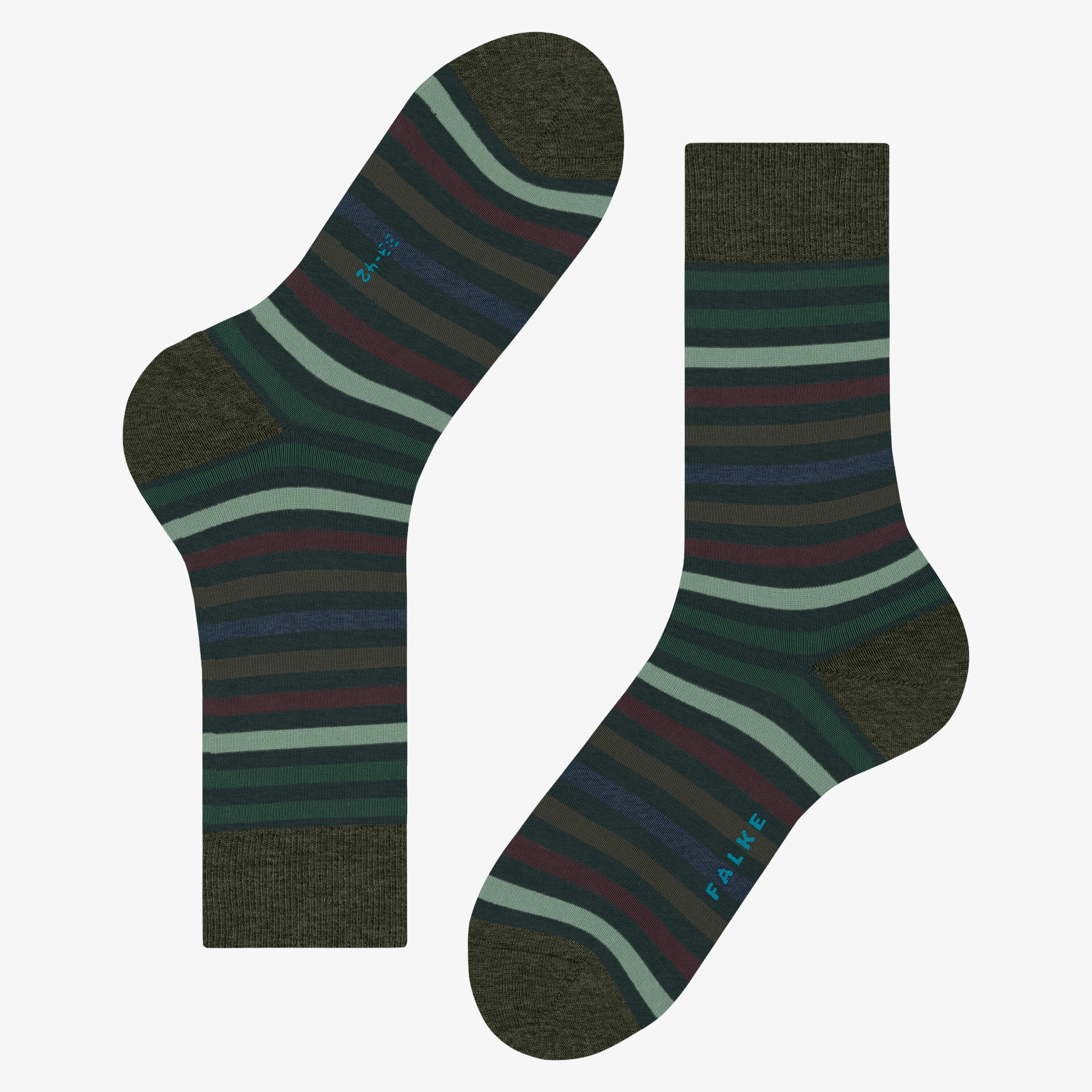 Falke Tinted Stripe Socks - Green