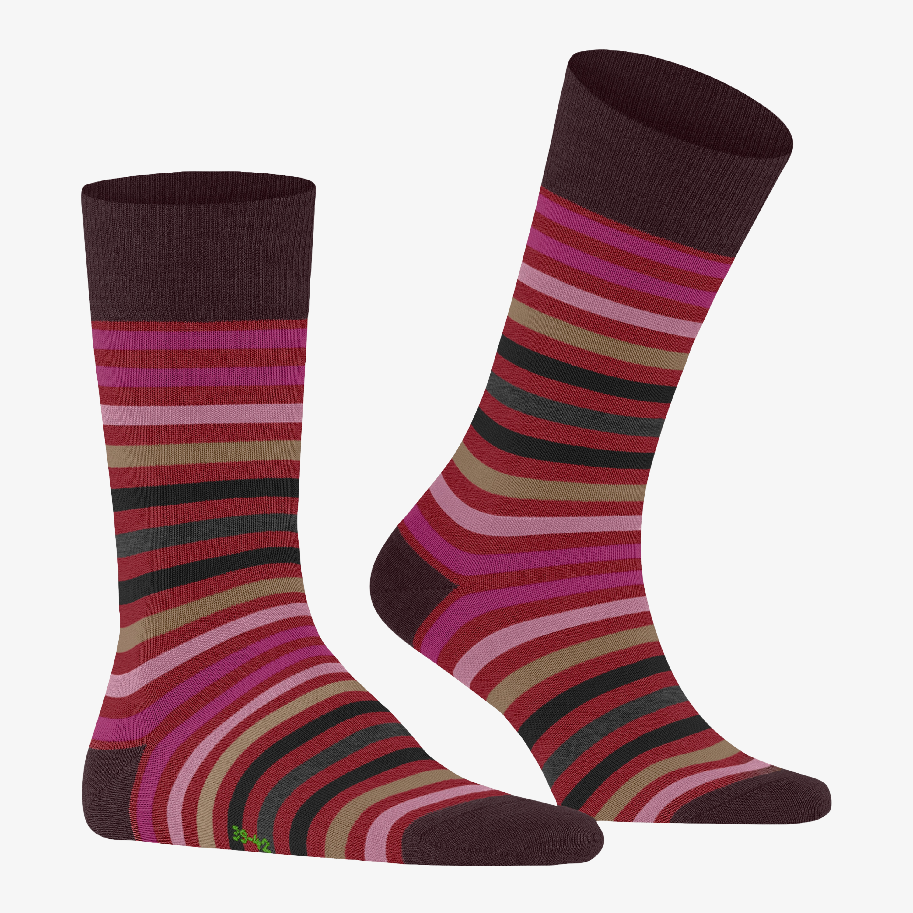Falke Tinted Stripe Socks - Red