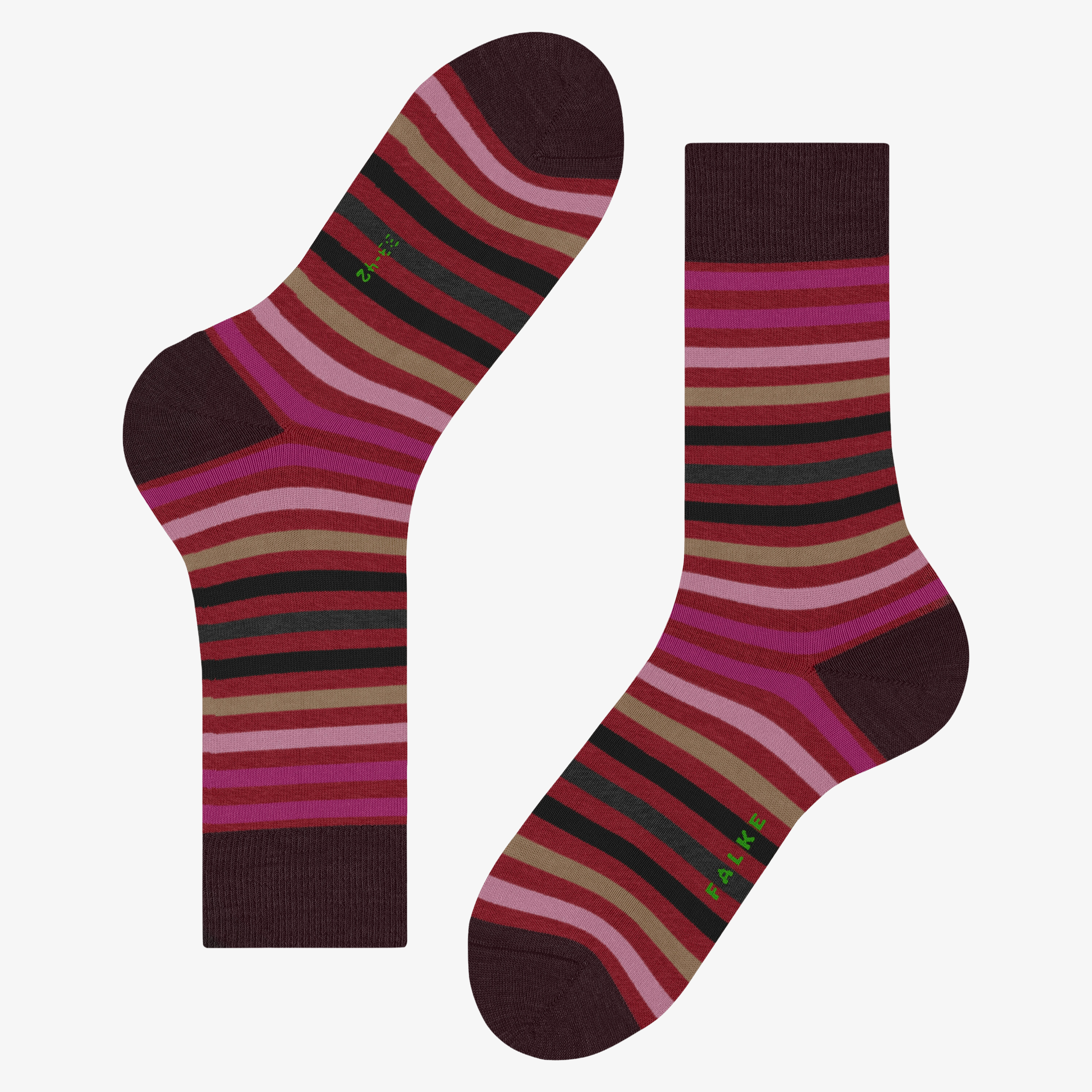 Falke Tinted Stripe Socks - Red