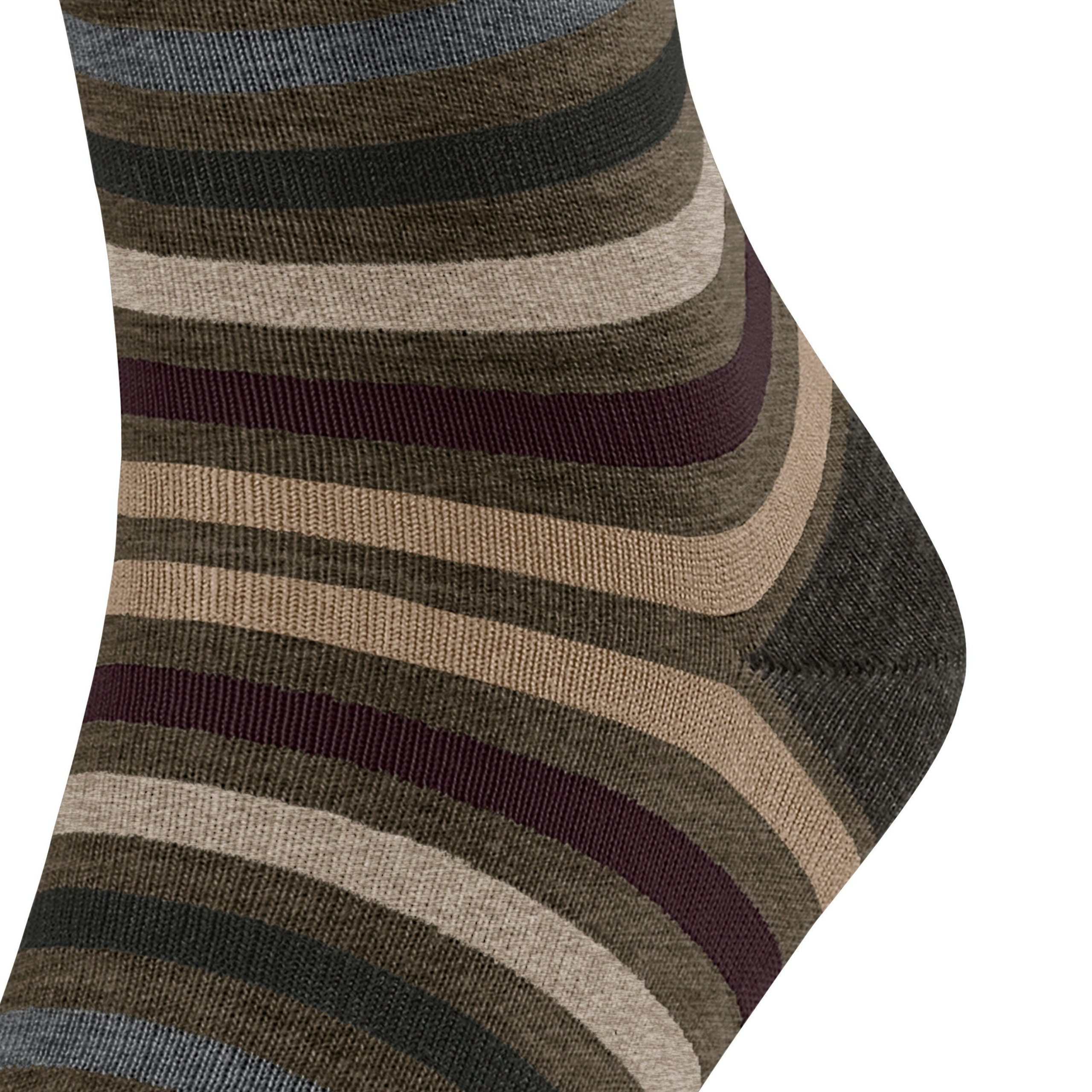 Falke Tinted Stripe Socks - Brown