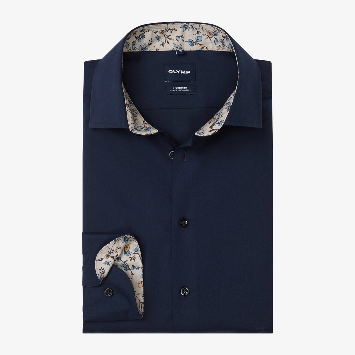 Olymp Luxor Modern Fit Shirt - Navy