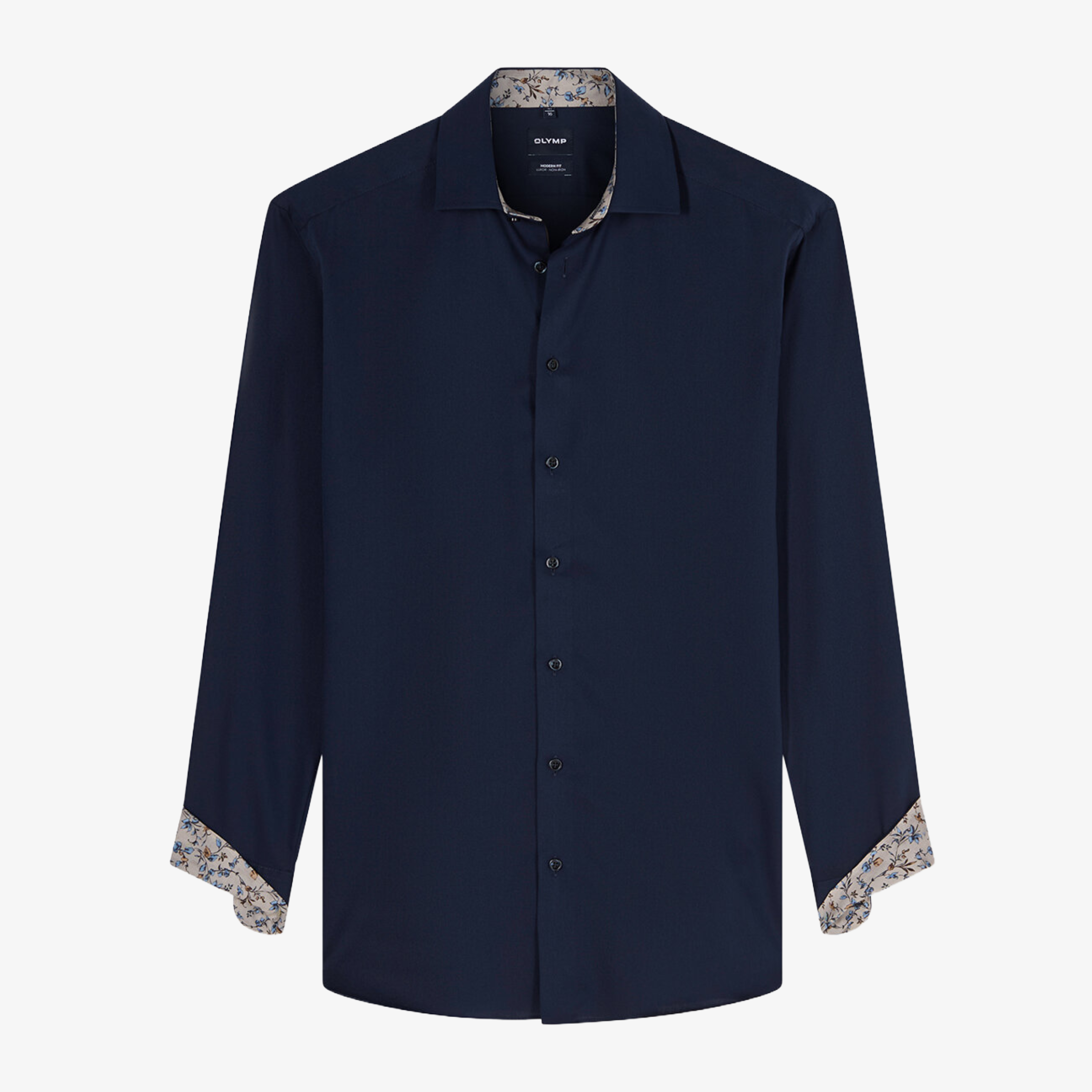 Olymp Luxor Modern Fit Shirt - Navy