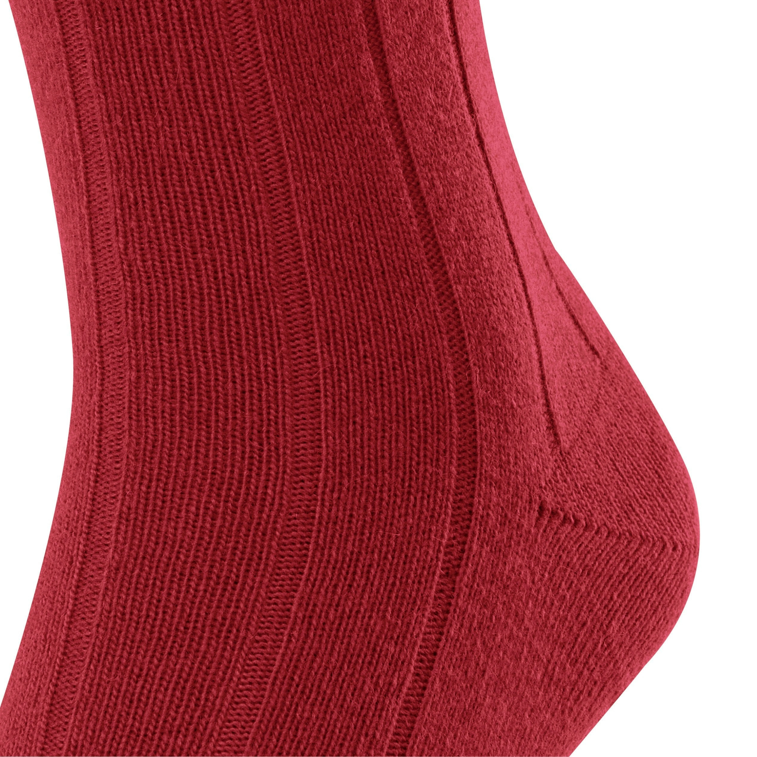Falke Lhasa Rib Wool-Cashmere Socks - Red