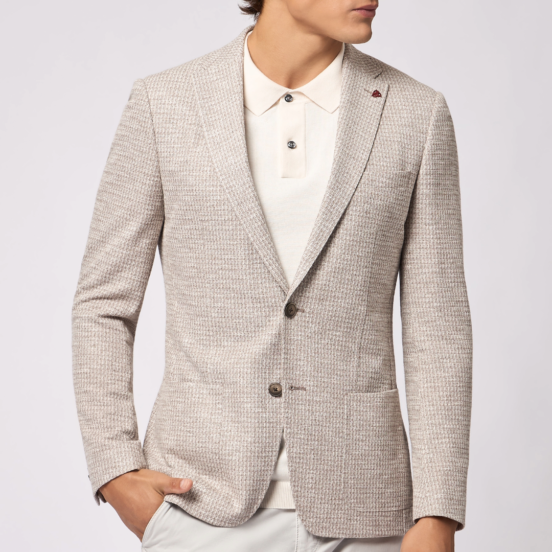 Roy Robson Slim Fit Jacket - Beige