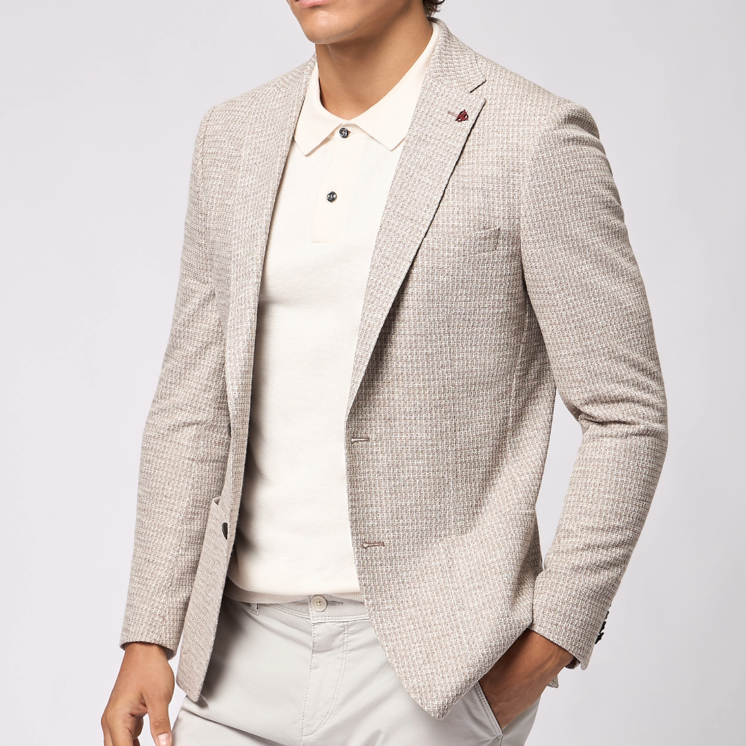 Roy Robson Slim Fit Jacket - Beige