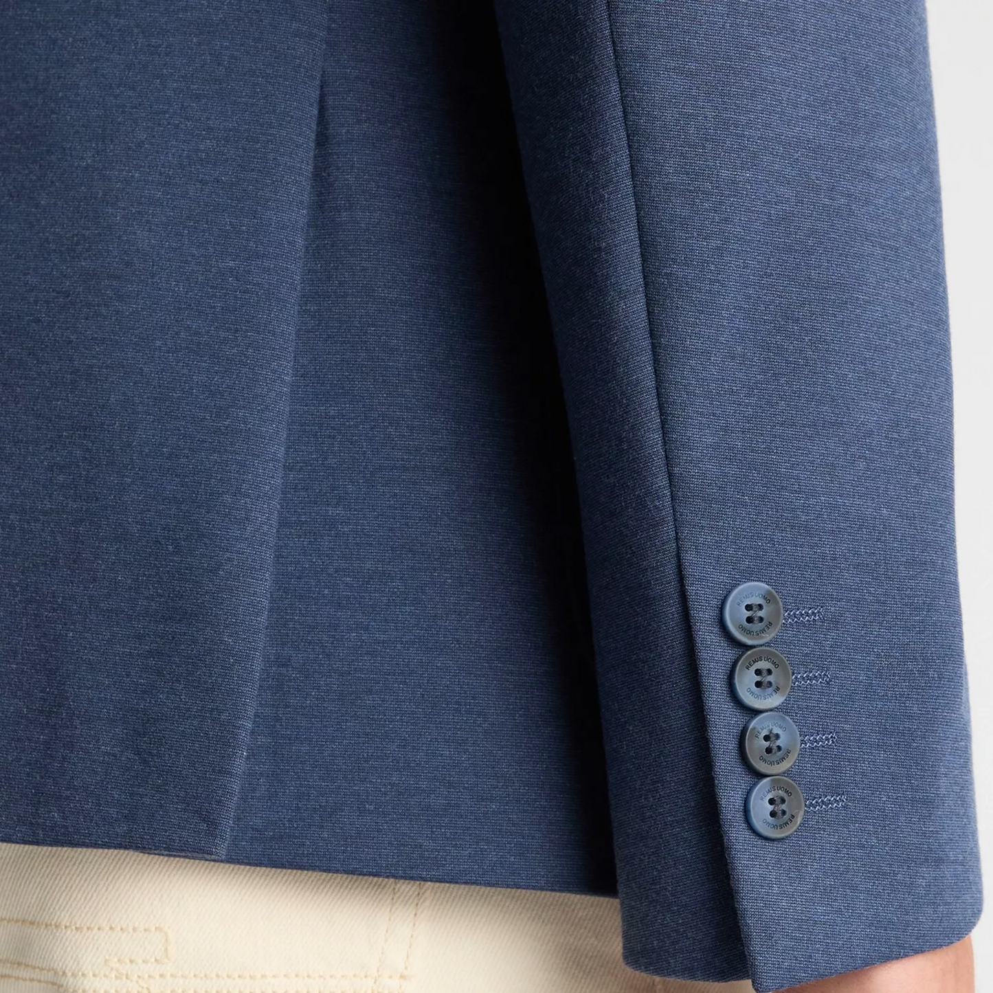 Remus Slim Fit Jersey Stretch Jacket - Blue