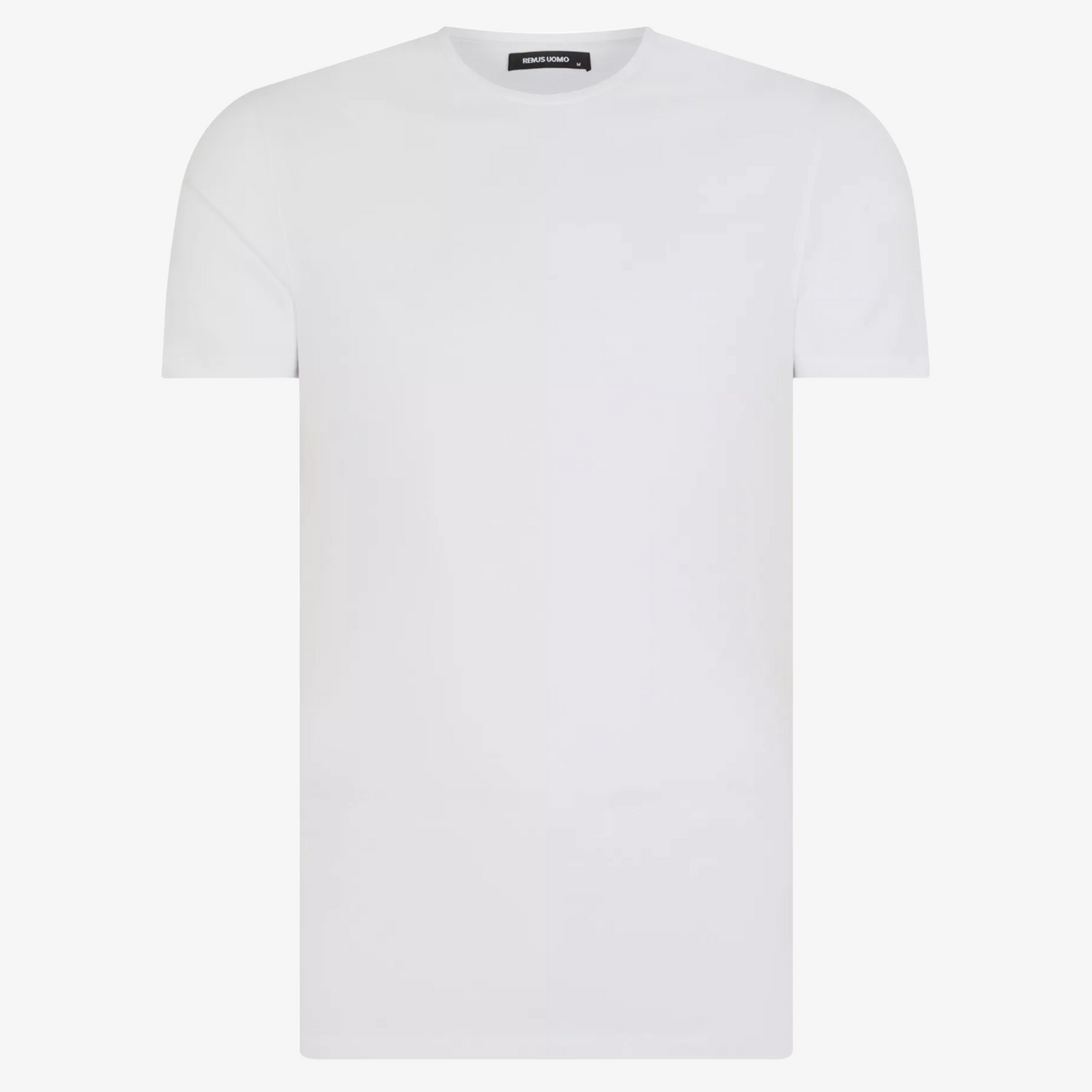 Remus Tapered Fit Cotton-Stretch T-Shirt - White