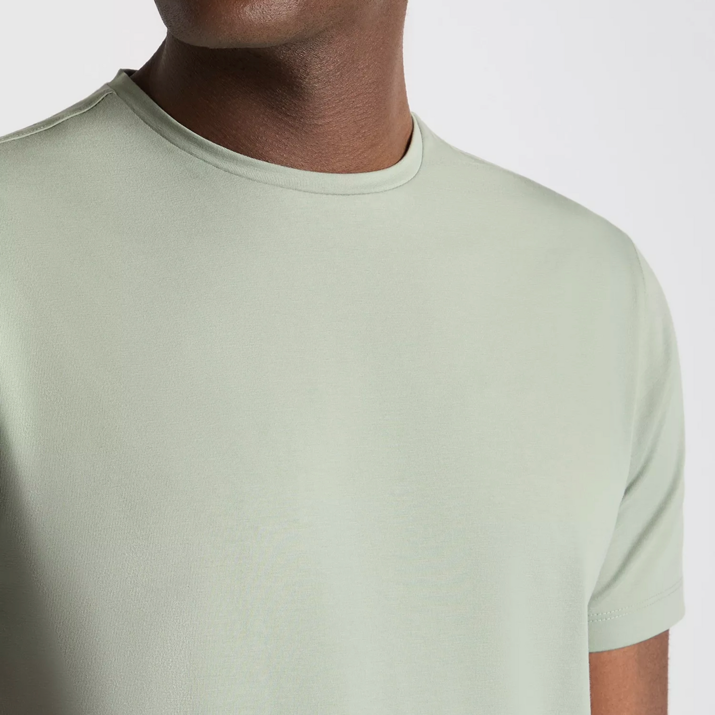 Remus Tapered Fit Cotton-Stretch T-Shirt - Green