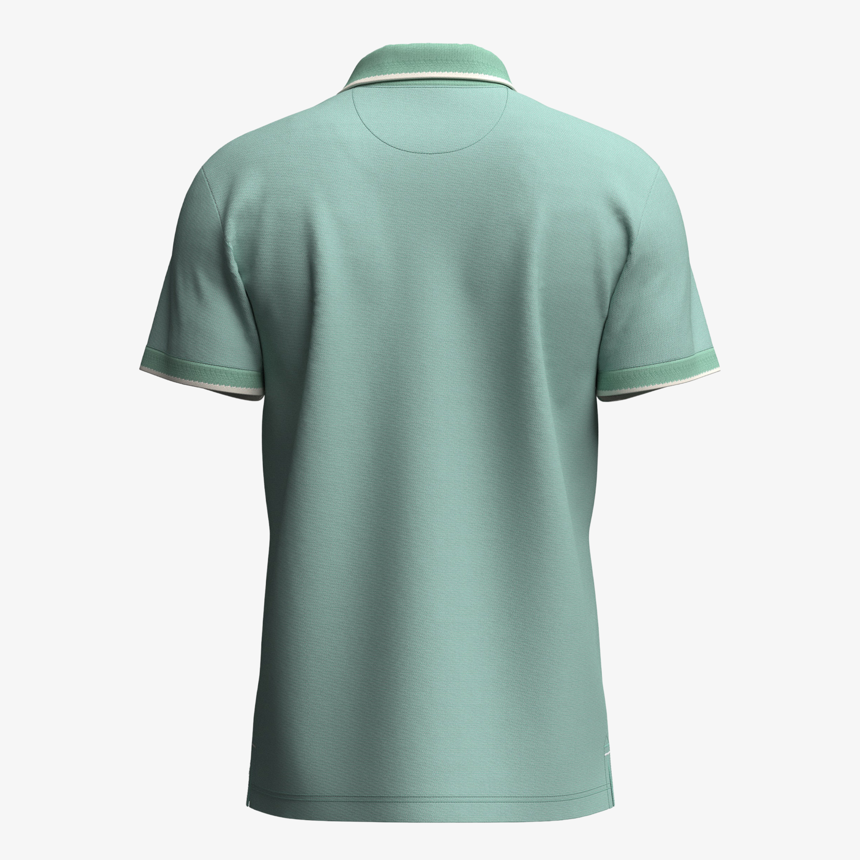Fynch-Hatton 2 Tone Pique Polo - Mint