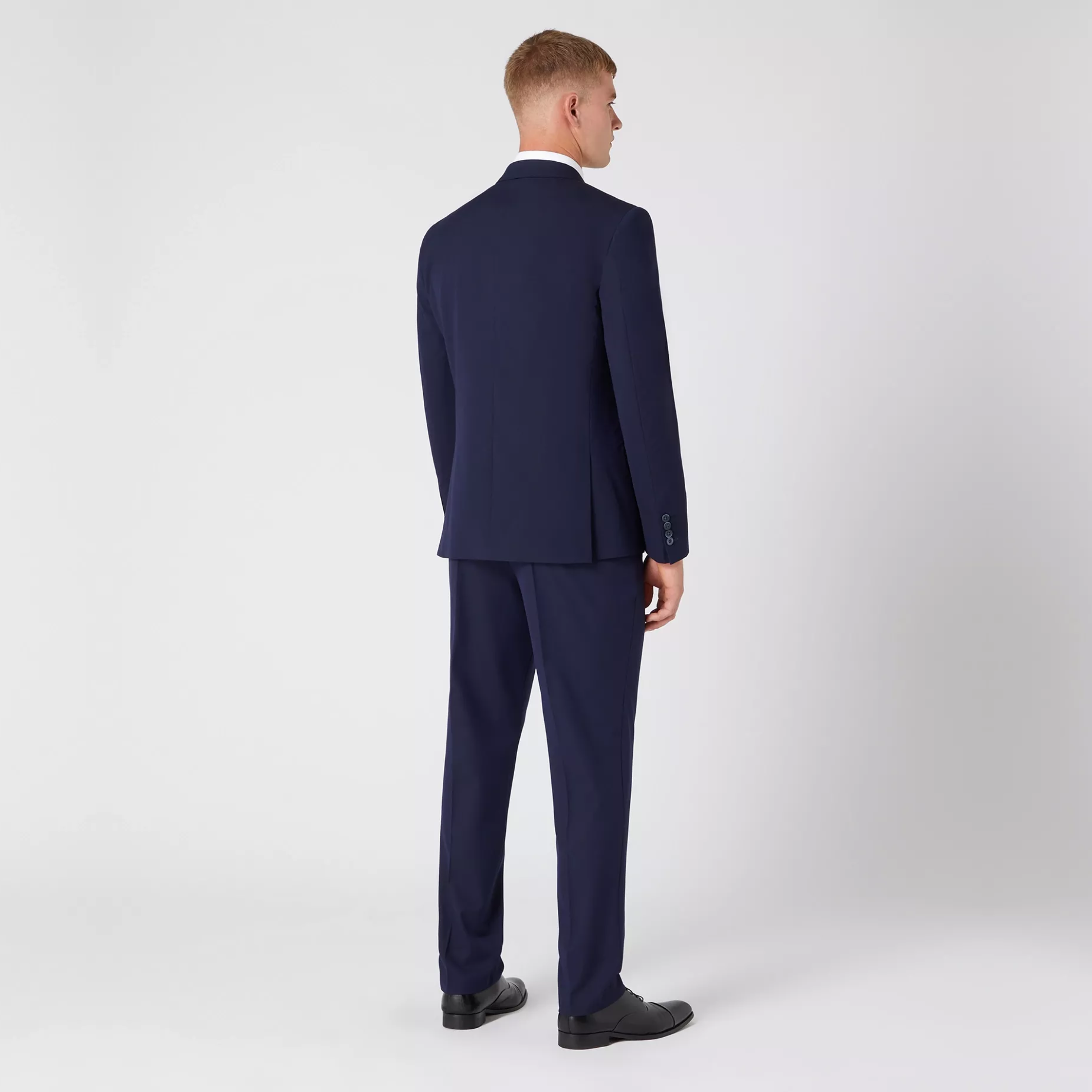 Remus Regular Fit Stretch Palucci Suit Jacket - Navy