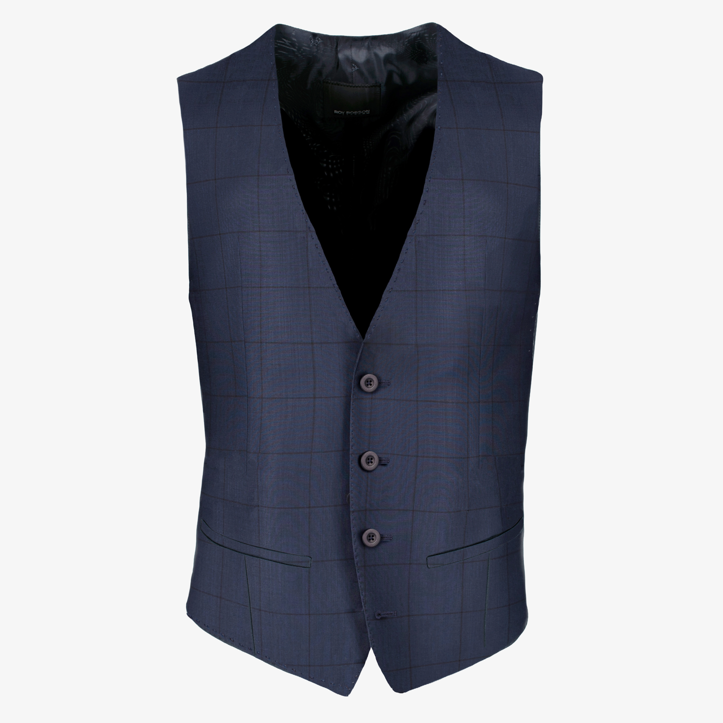 Roy Robson Slim Fit Freestyle Suit Waistcoat- Dark Blue