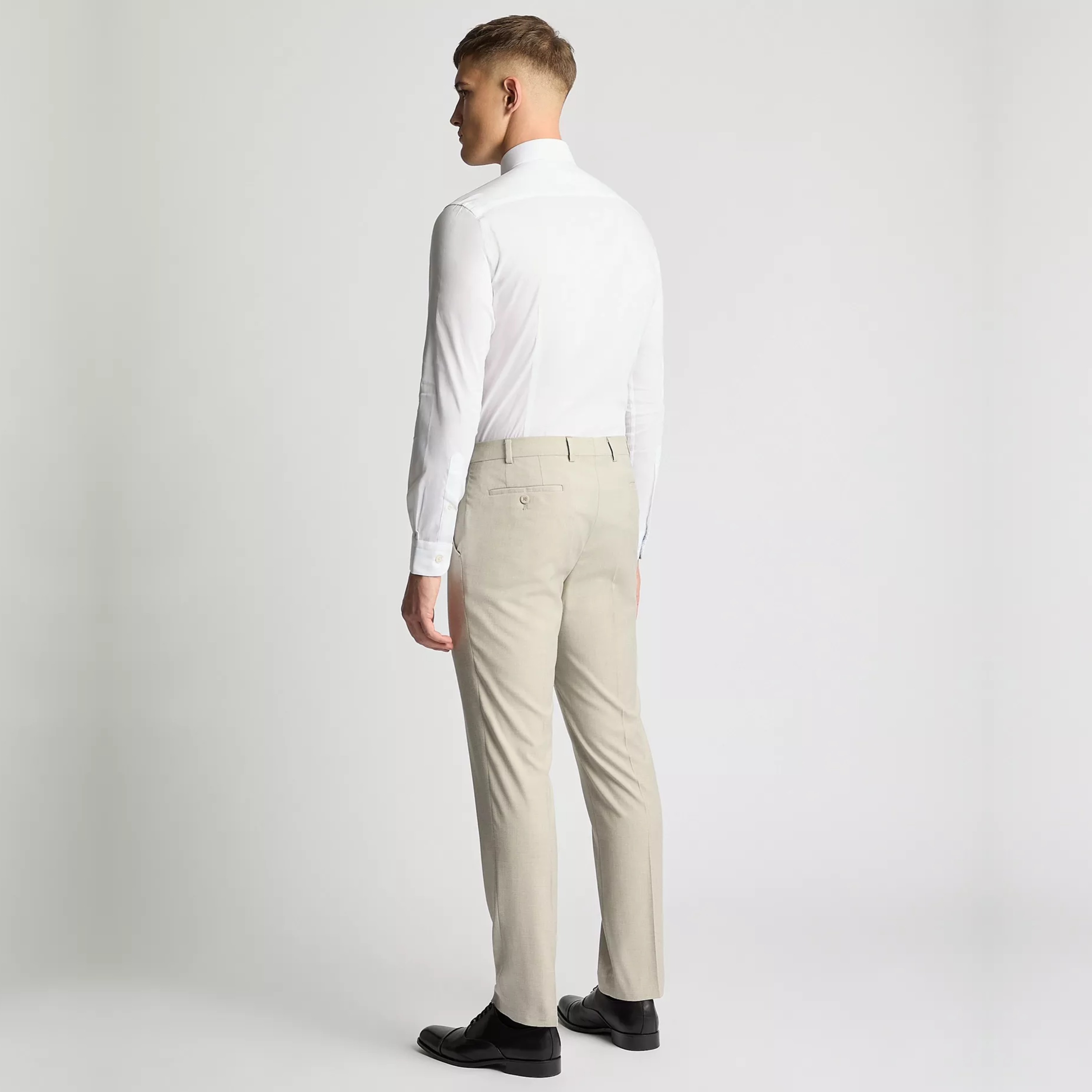 Remus Slim Fit Pablo Suit Trousers - Beige