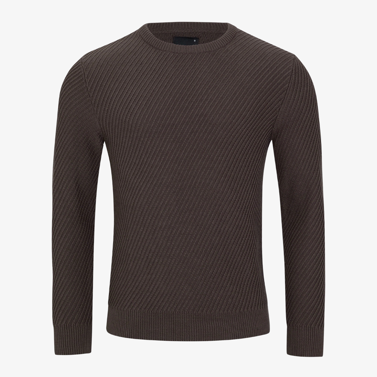 Remus Cotton Interest Fabric Jumper - Brown