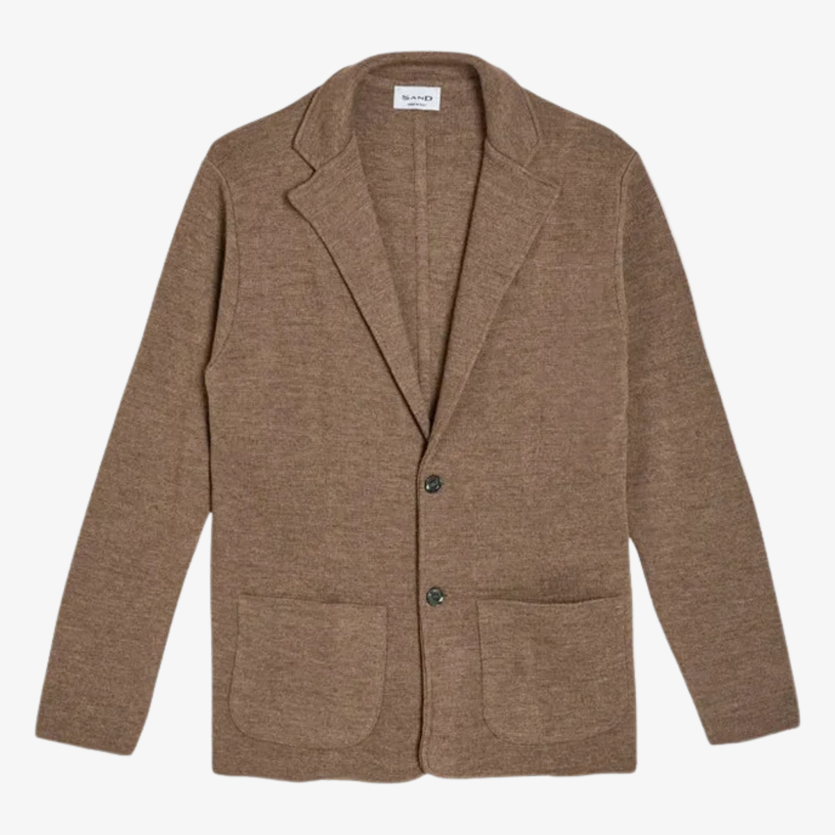 Sand Milano Knit Cardigan - Dark Camel