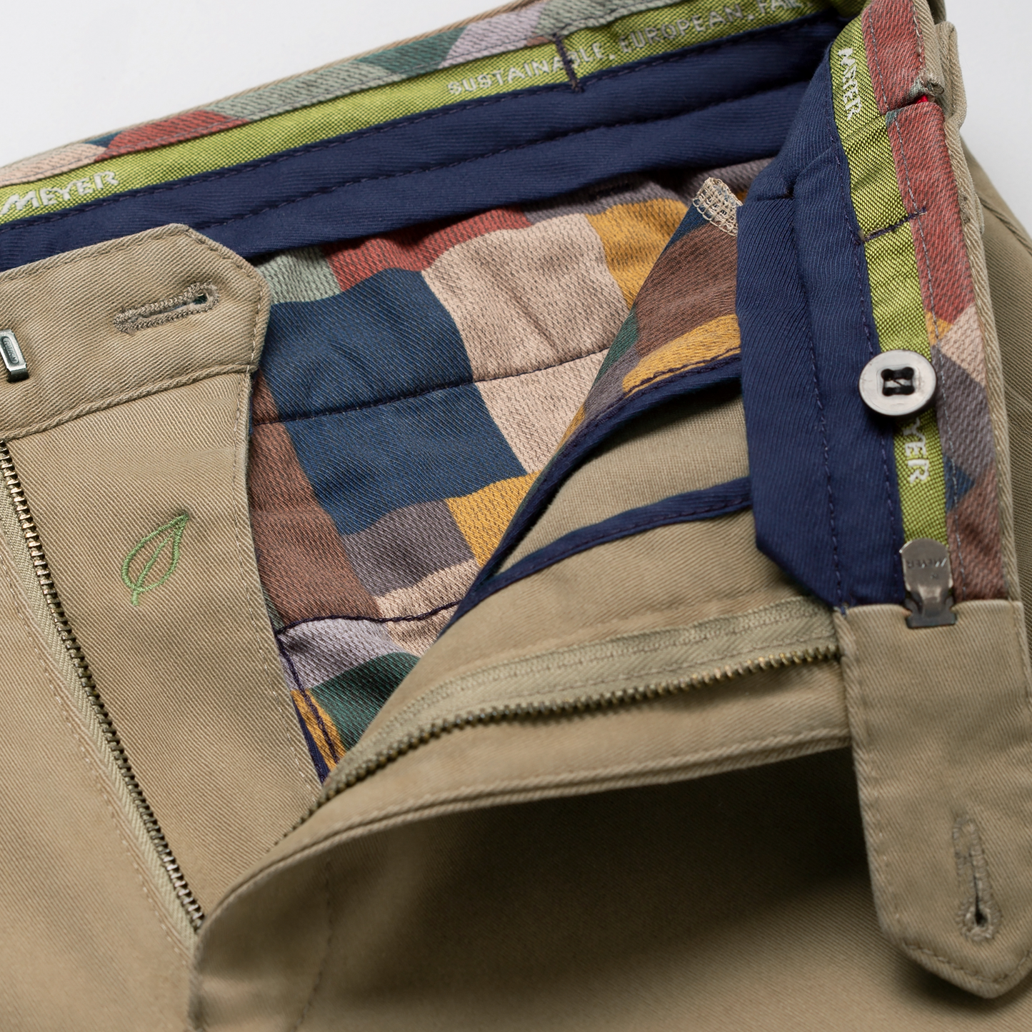 Meyer Bonn Modern Fit Chinos - Beige