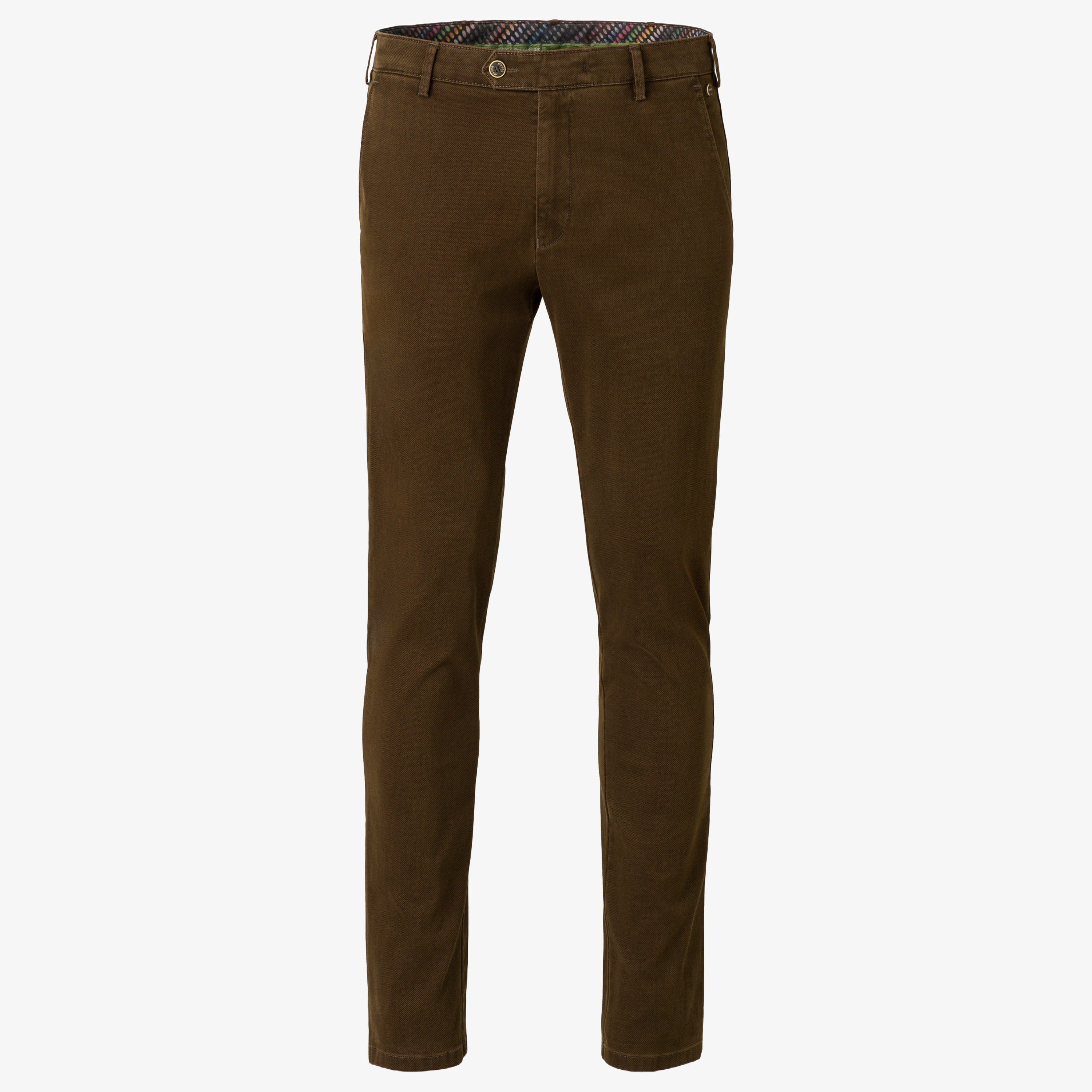 Meyer Bonn Modern Fit Chinos - Brown