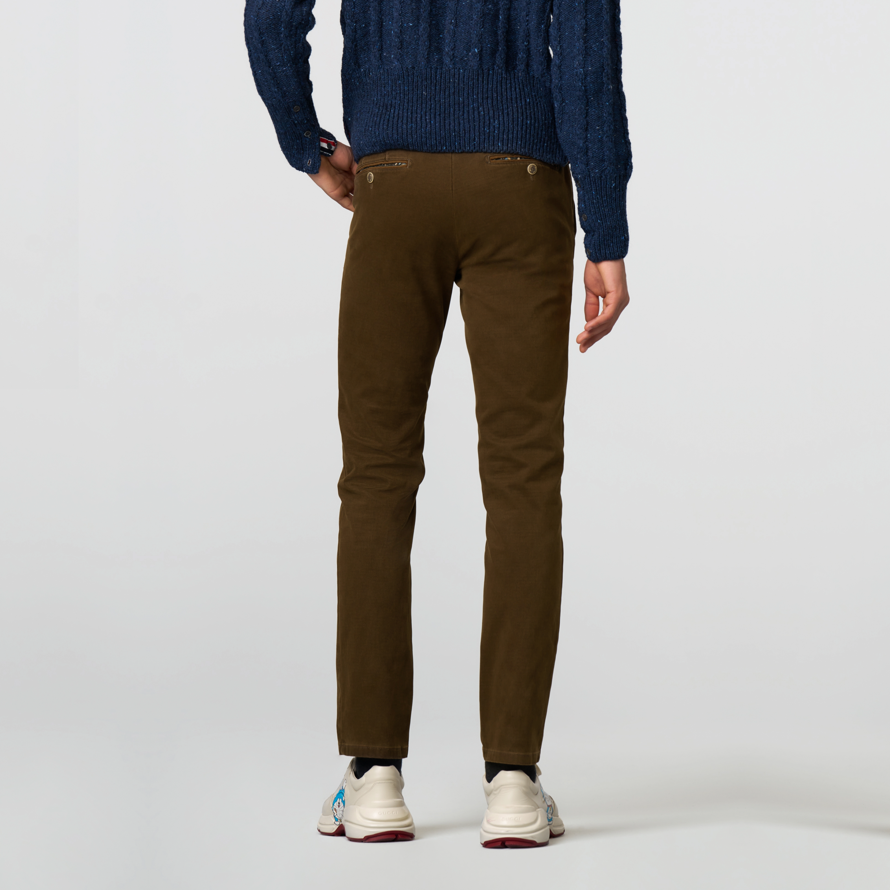 Meyer Bonn Modern Fit Chinos - Brown