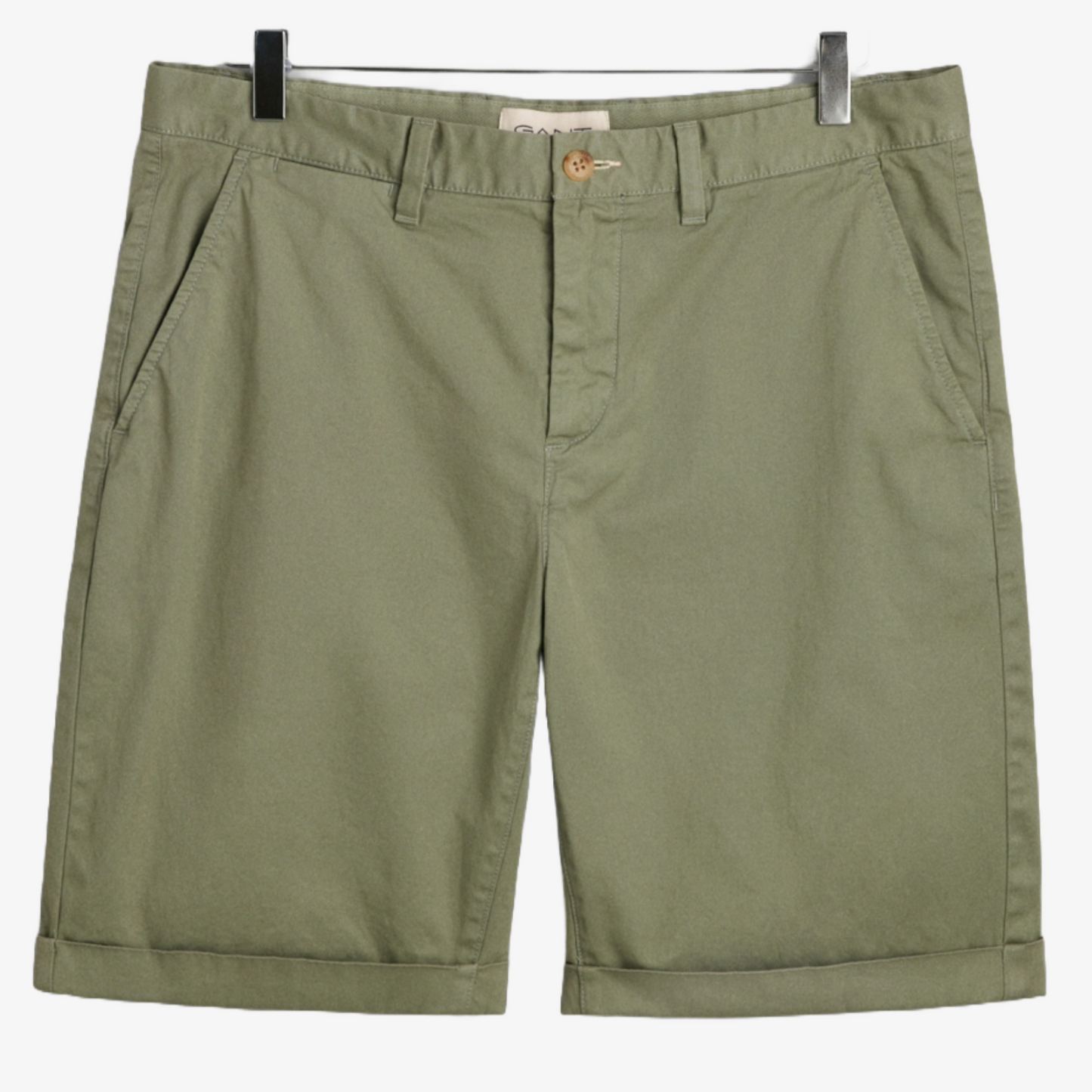 Gant Regular Fit Sunfaded Chino Shorts - Kalamata Green