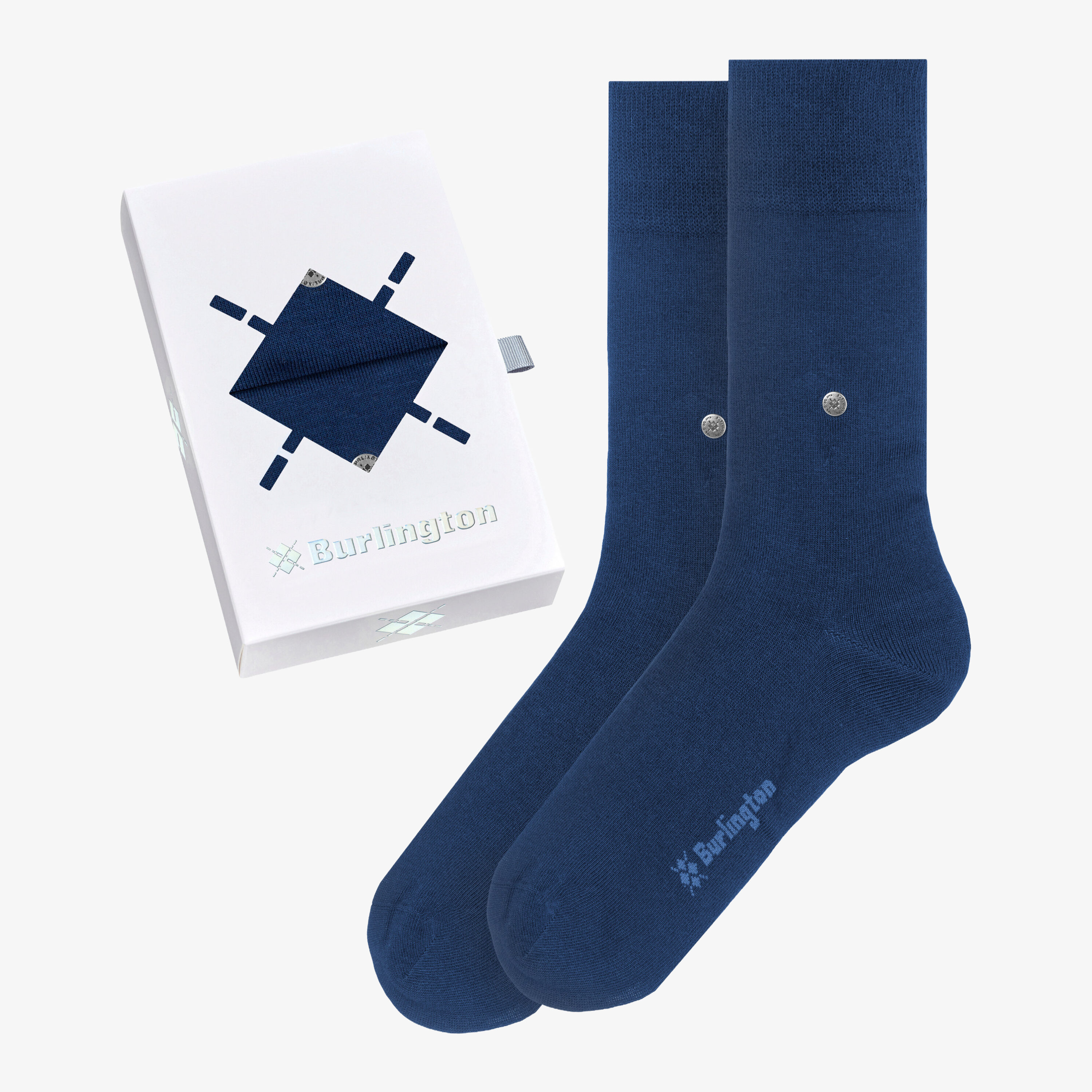 Burlington 2 Pack Socks Gift Box - Blue