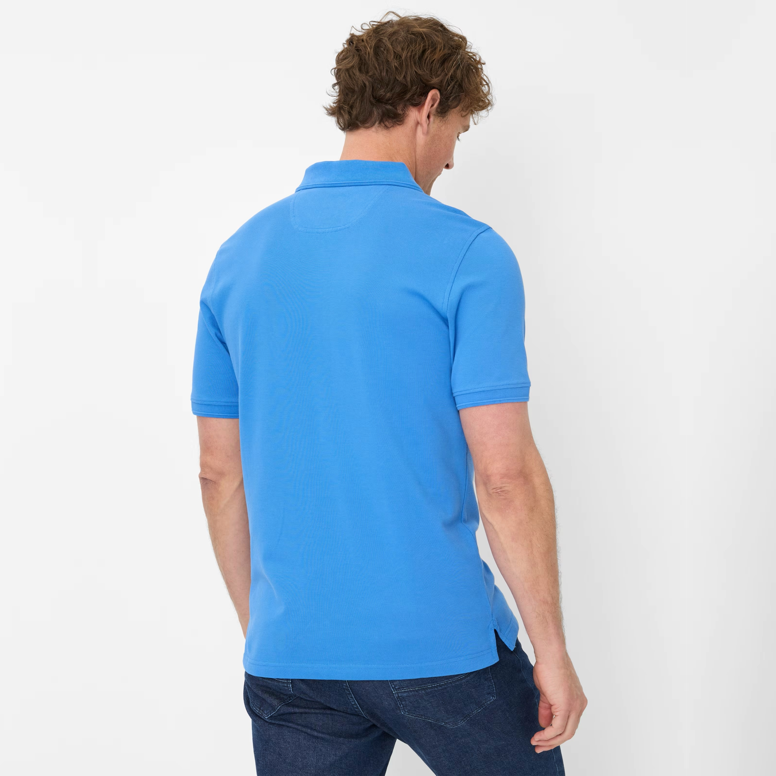 Brax Pete Polo Shirt - Miami Blue