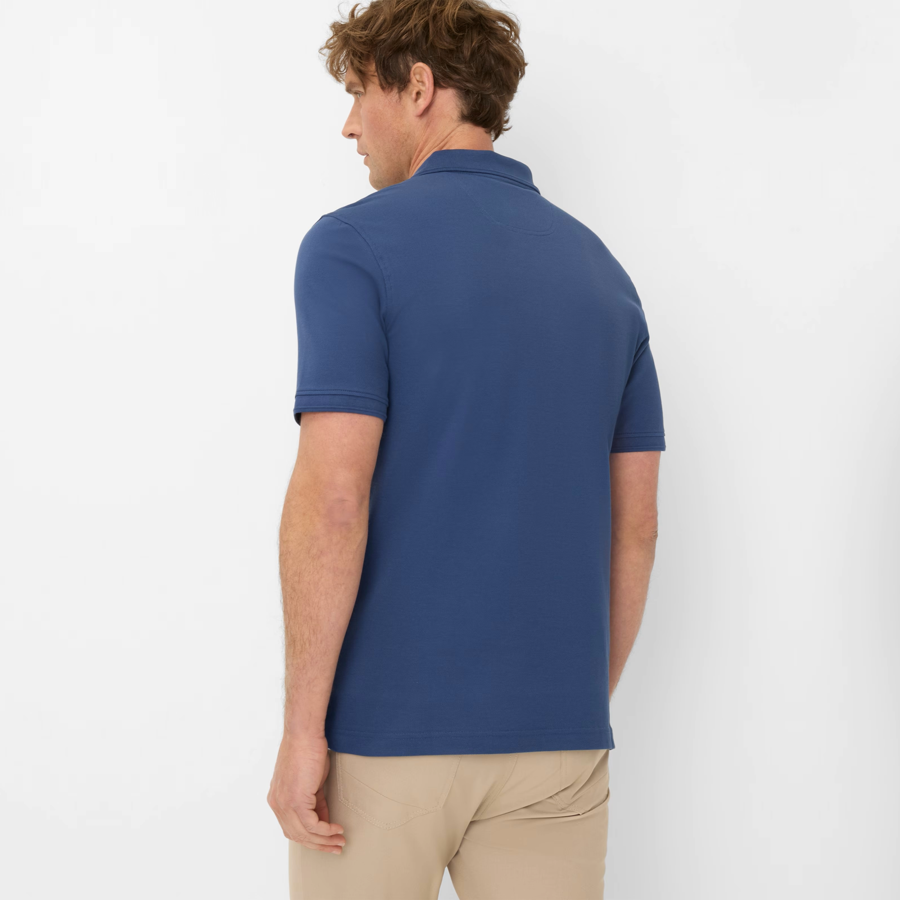 Brax Pete Polo Shirt - Cove Blue