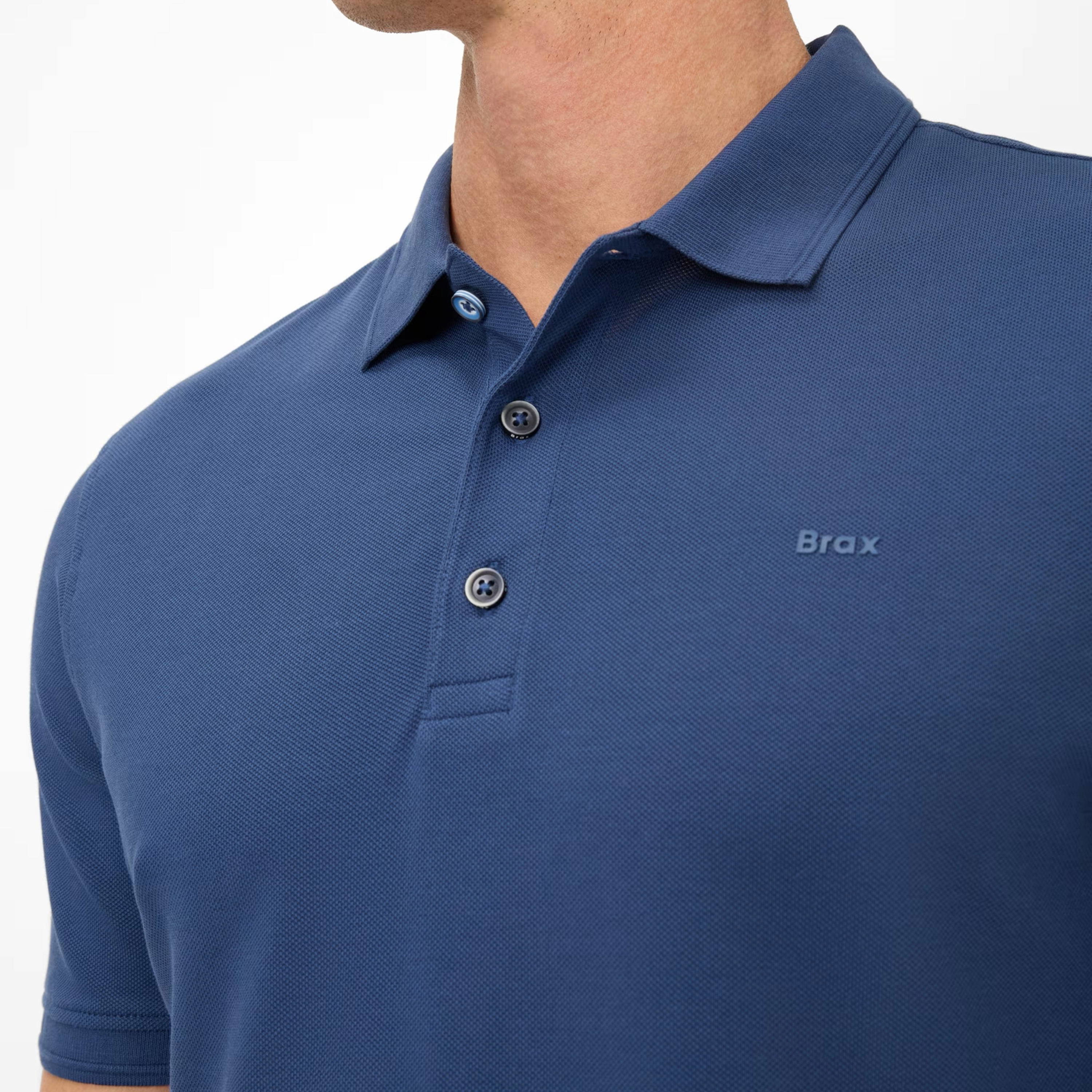 Brax Pete Polo Shirt - Cove Blue
