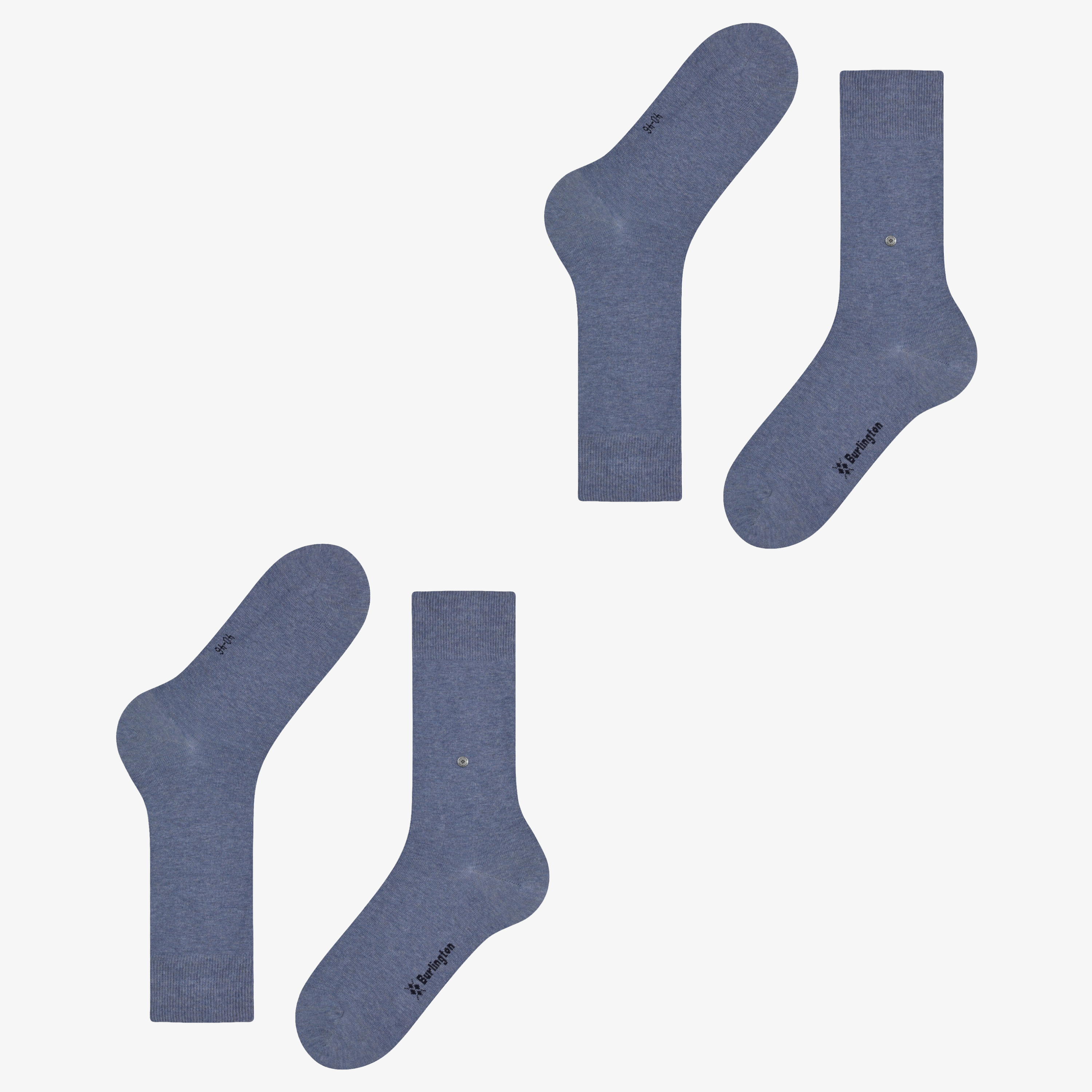 Burlington Everyday 2 Pack Socks - Light Denim
